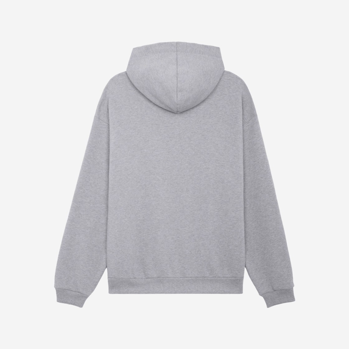 Celine Loose Hoodie in Cotton Fleece Light Grey 상세 이미지 2