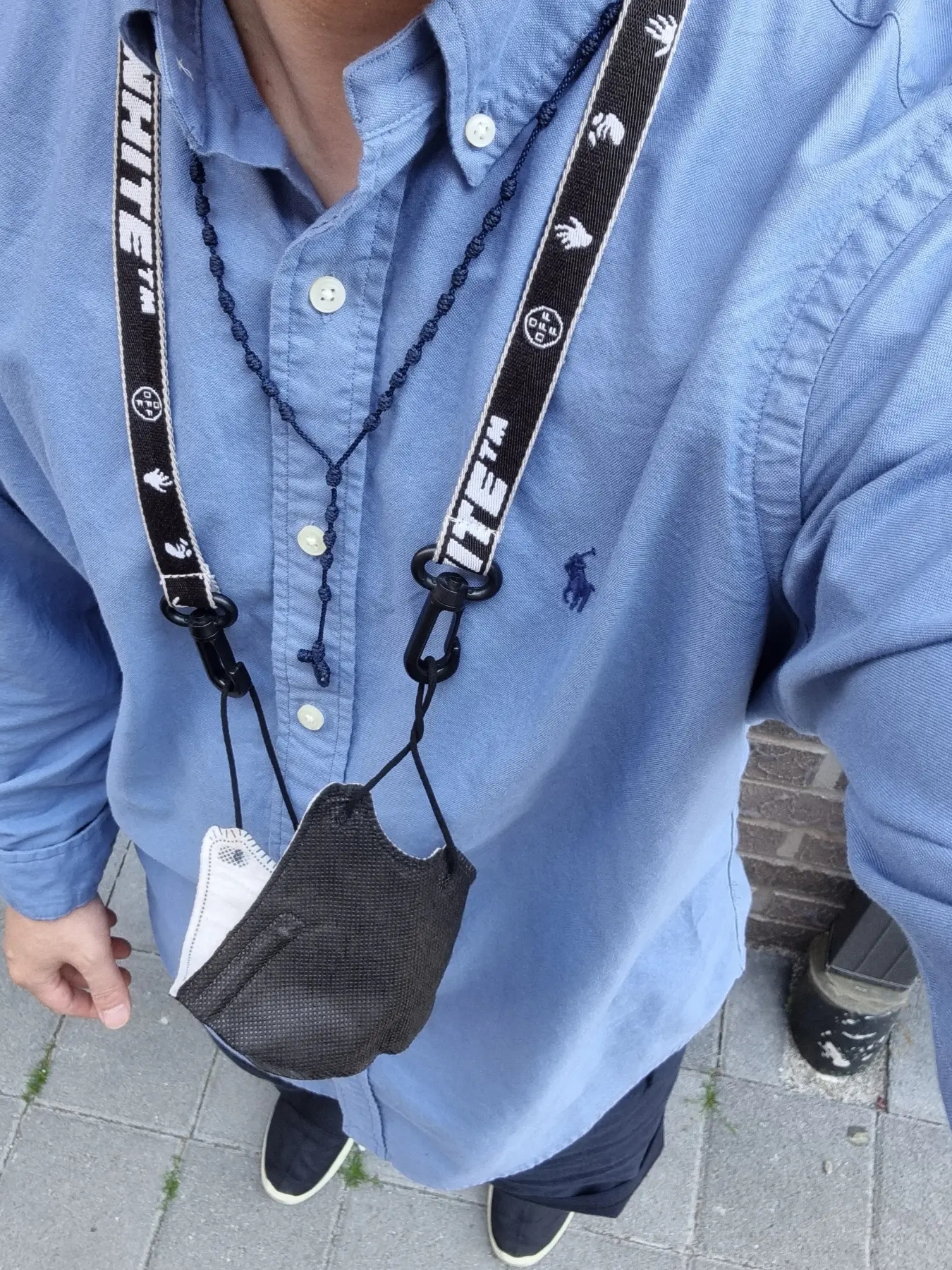 Nike x Fear of God Air Fear of God Moccasin Black 착용 스타일 - 1