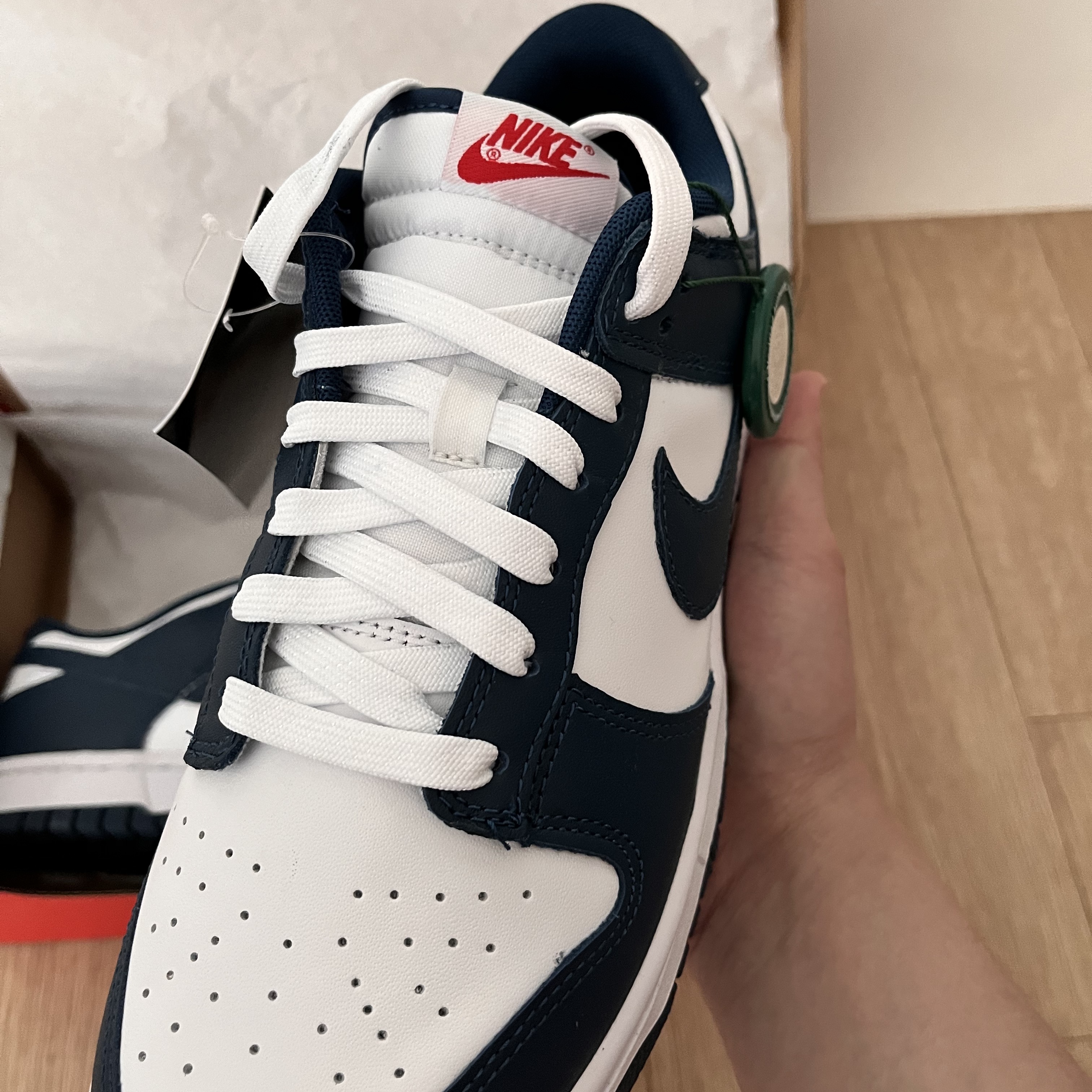 Nike Dunk Low Retro Valerian Blue 착용 스타일 - 2