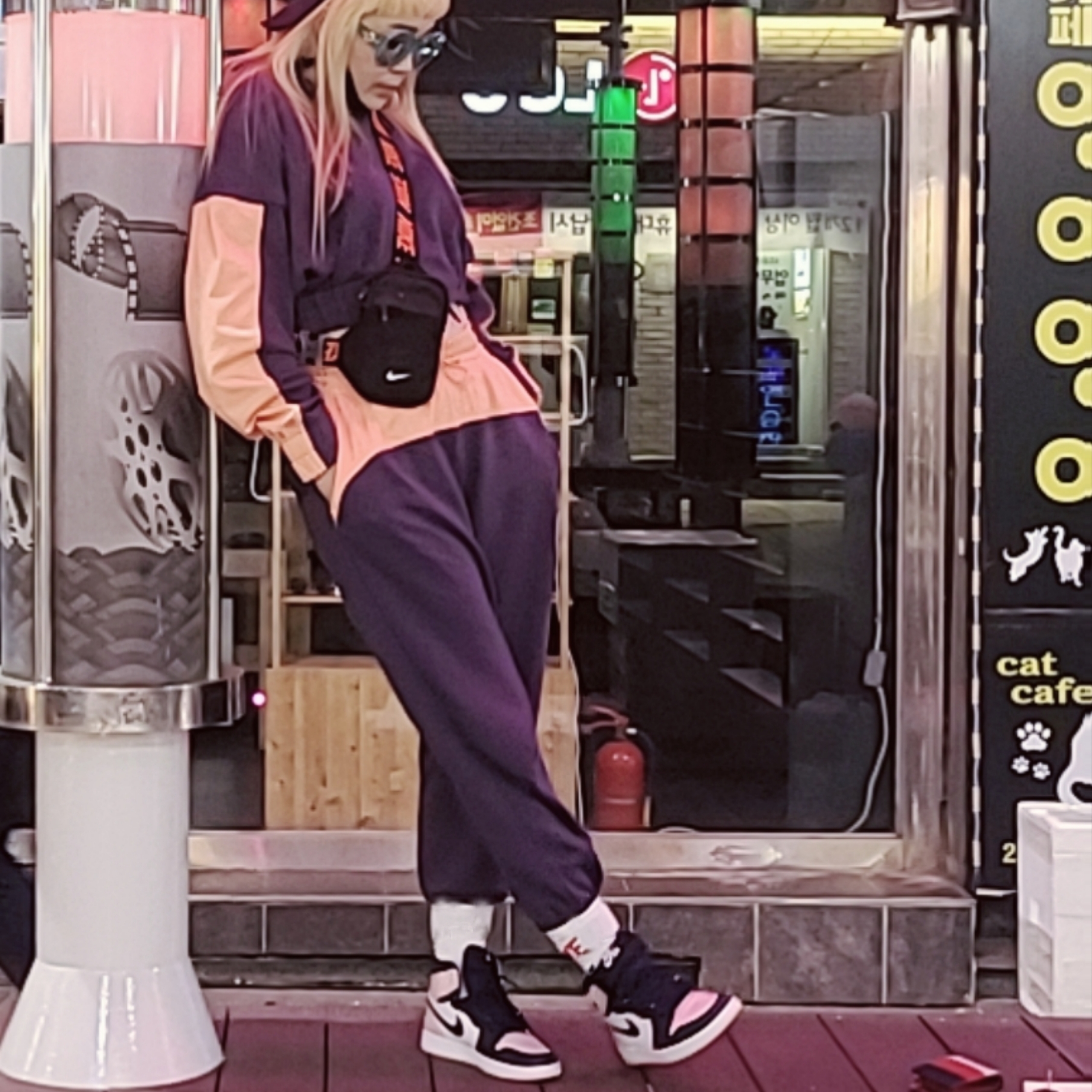 (W) Jordan 1 Retro High OG Atmosphere 착용 스타일 - 3
