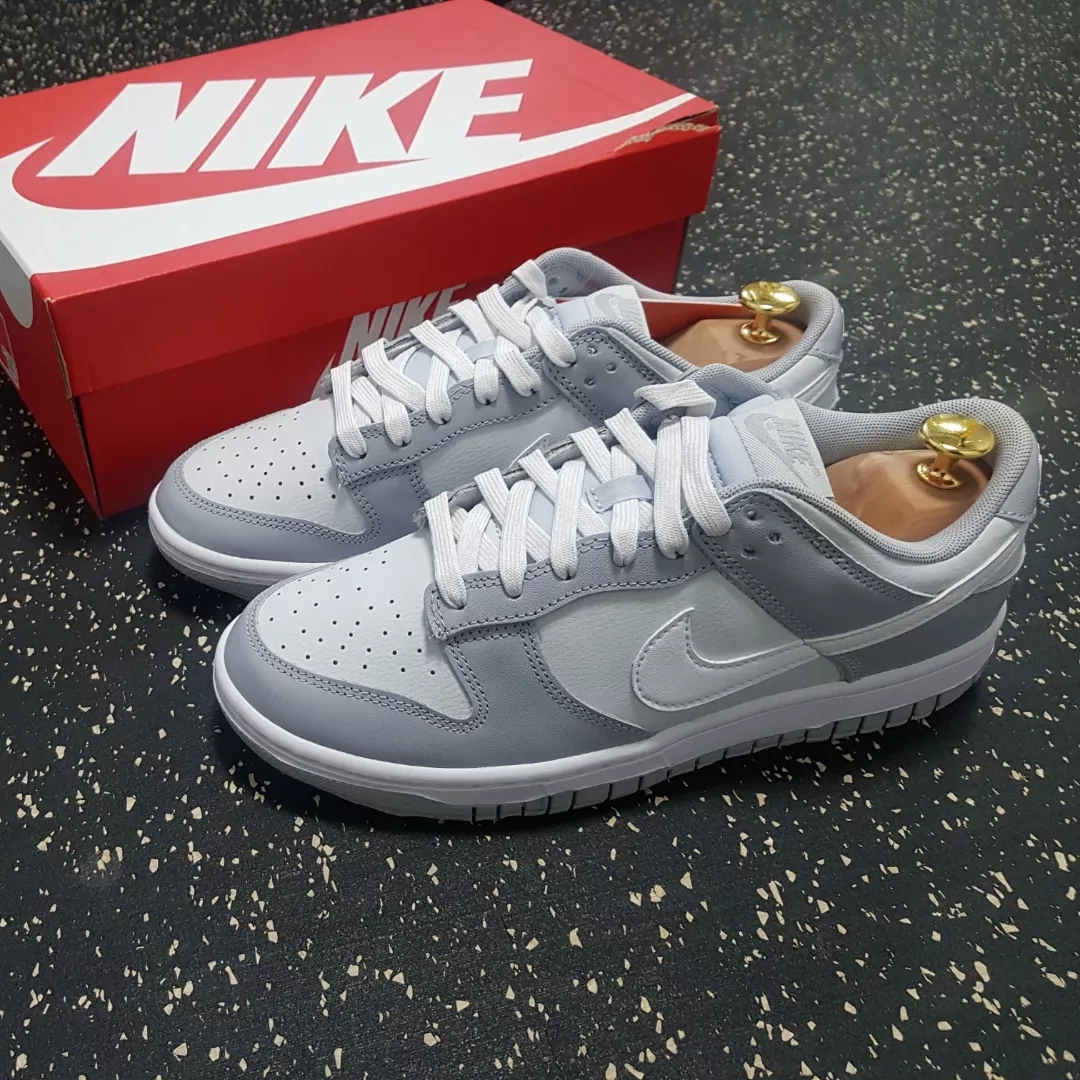 Nike Dunk Low Retro Wolf Grey 착용 스타일 - 1