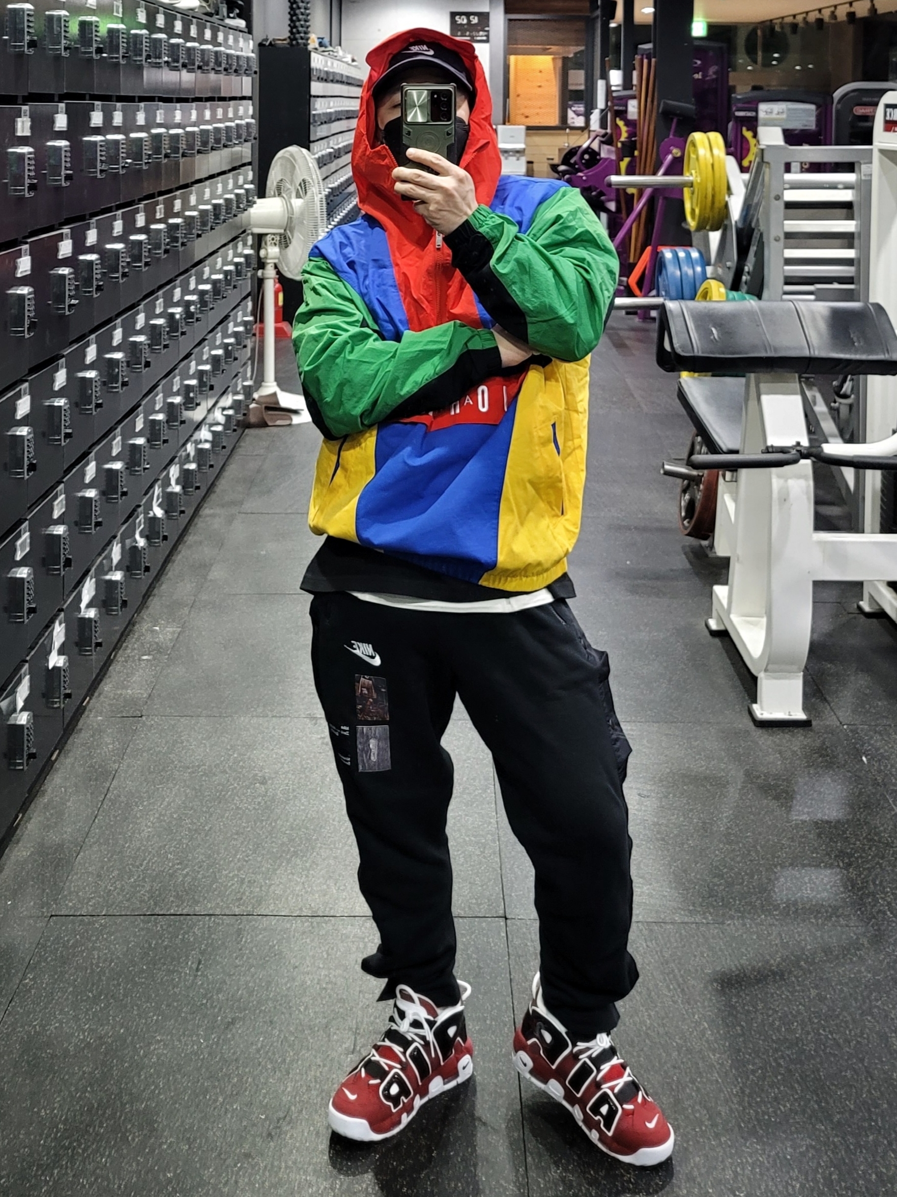 Nike Air More Uptempo 96 Bulls 2021 착용 스타일 - 2