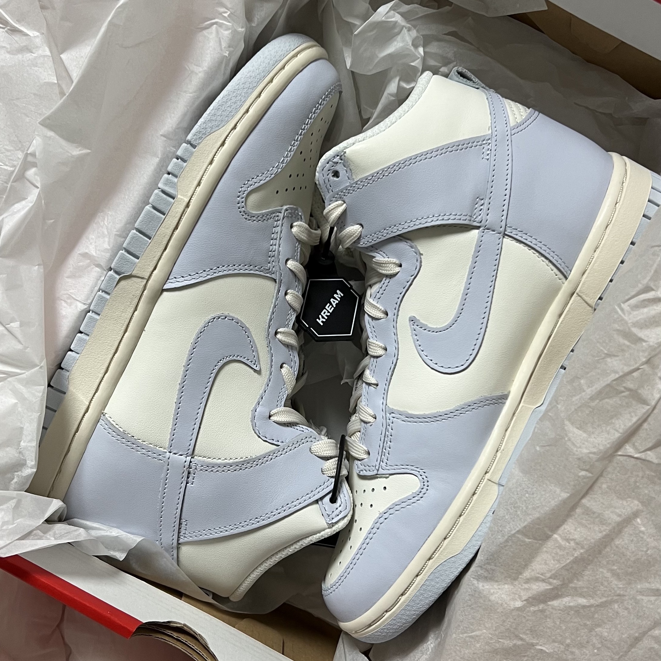 (W) Nike Dunk High Football Grey 착용 스타일
