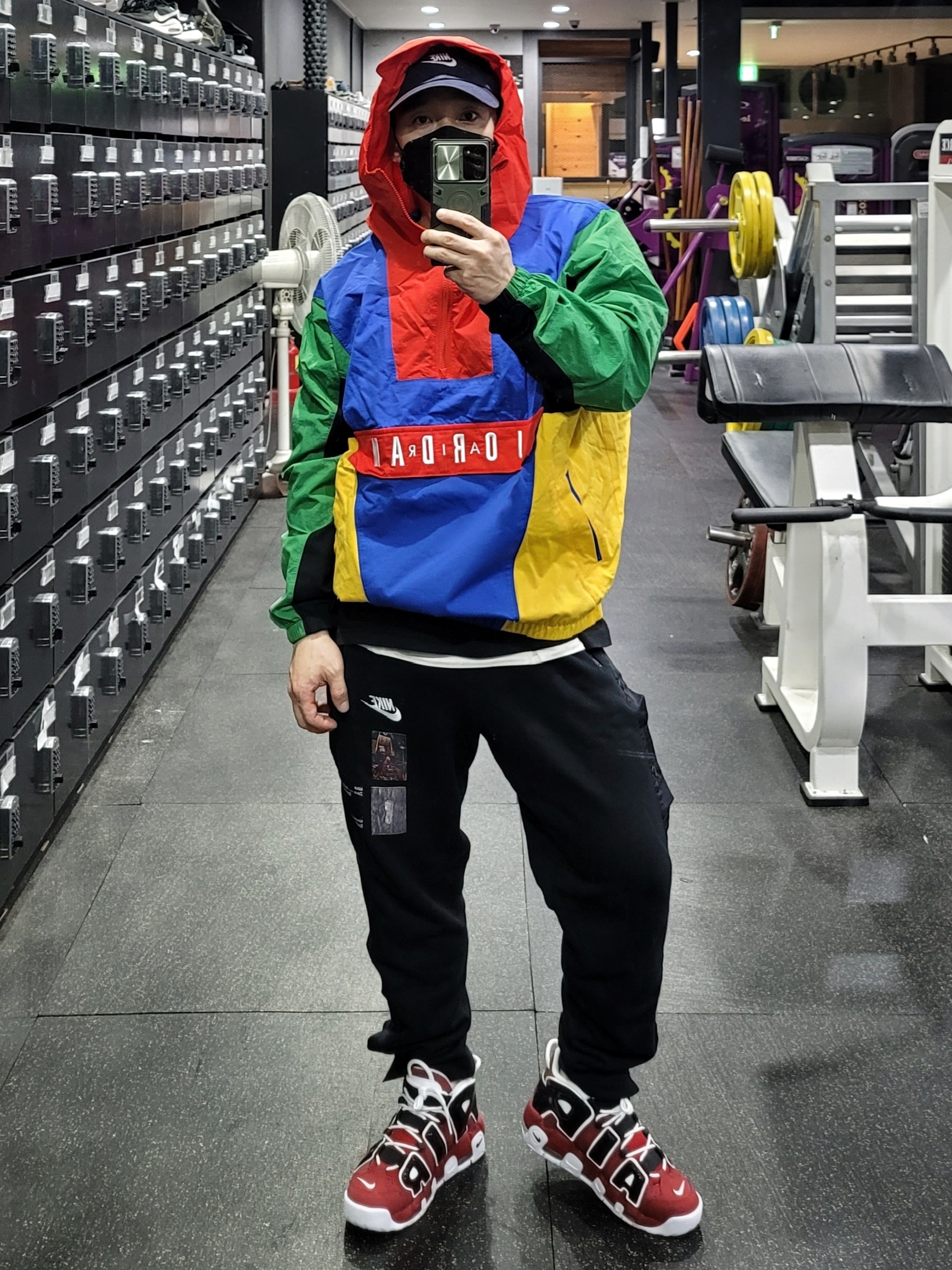 Nike Air More Uptempo 96 Bulls 2021 착용 스타일 - 3