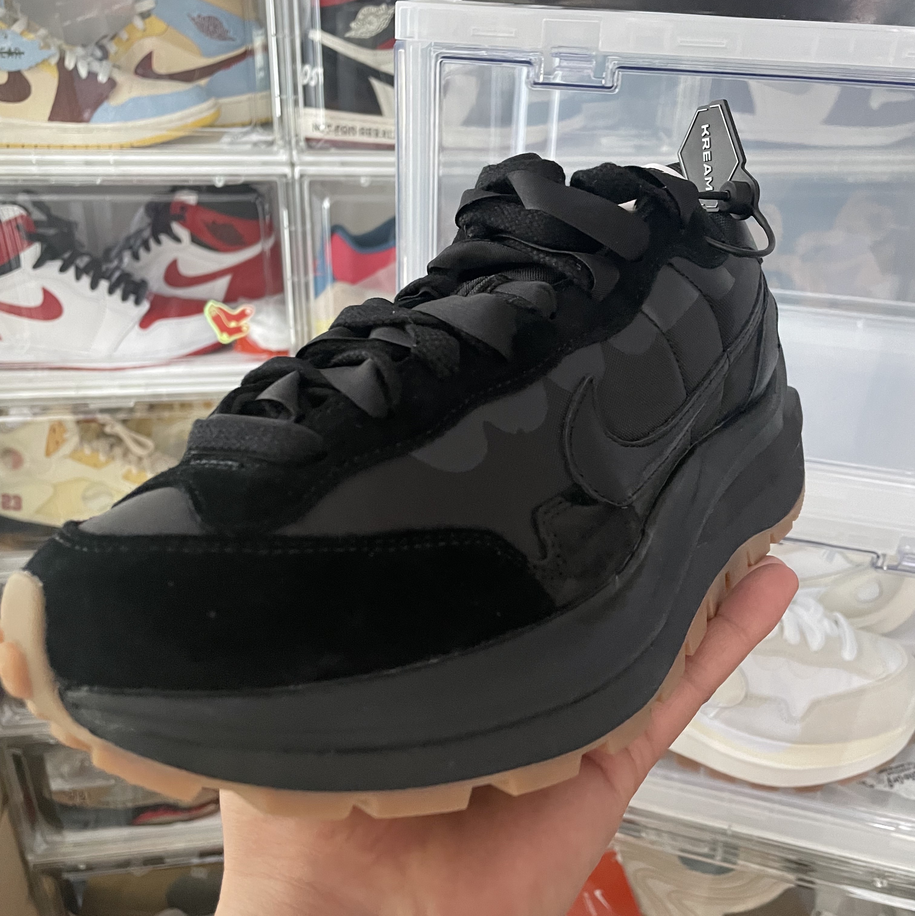 Nike x Sacai VaporWaffle Black and Gum, Nike x Sacai VaporWaffle White and Gum 착용 스타일 - 2