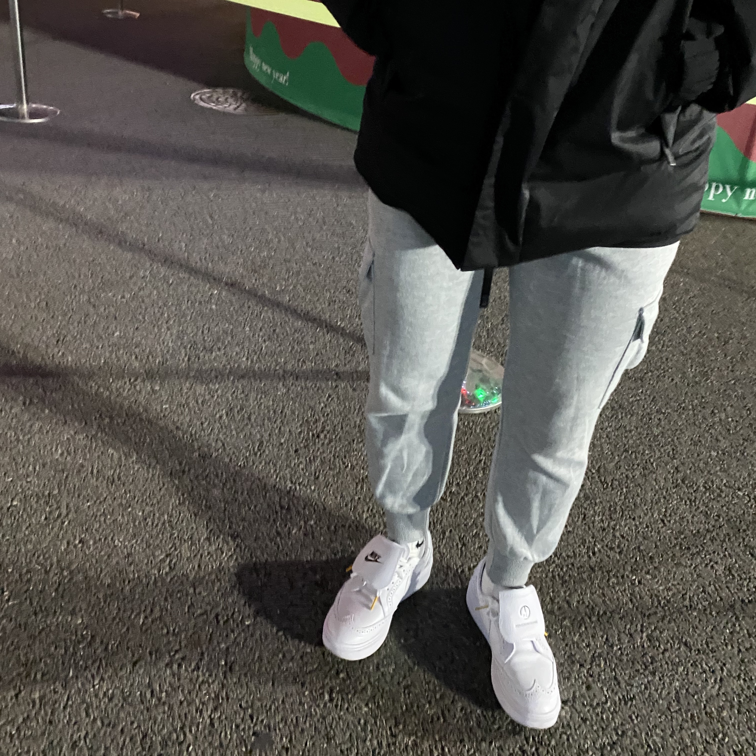 Nike x Peaceminusone Kwondo1 White 착용 스타일 - 3