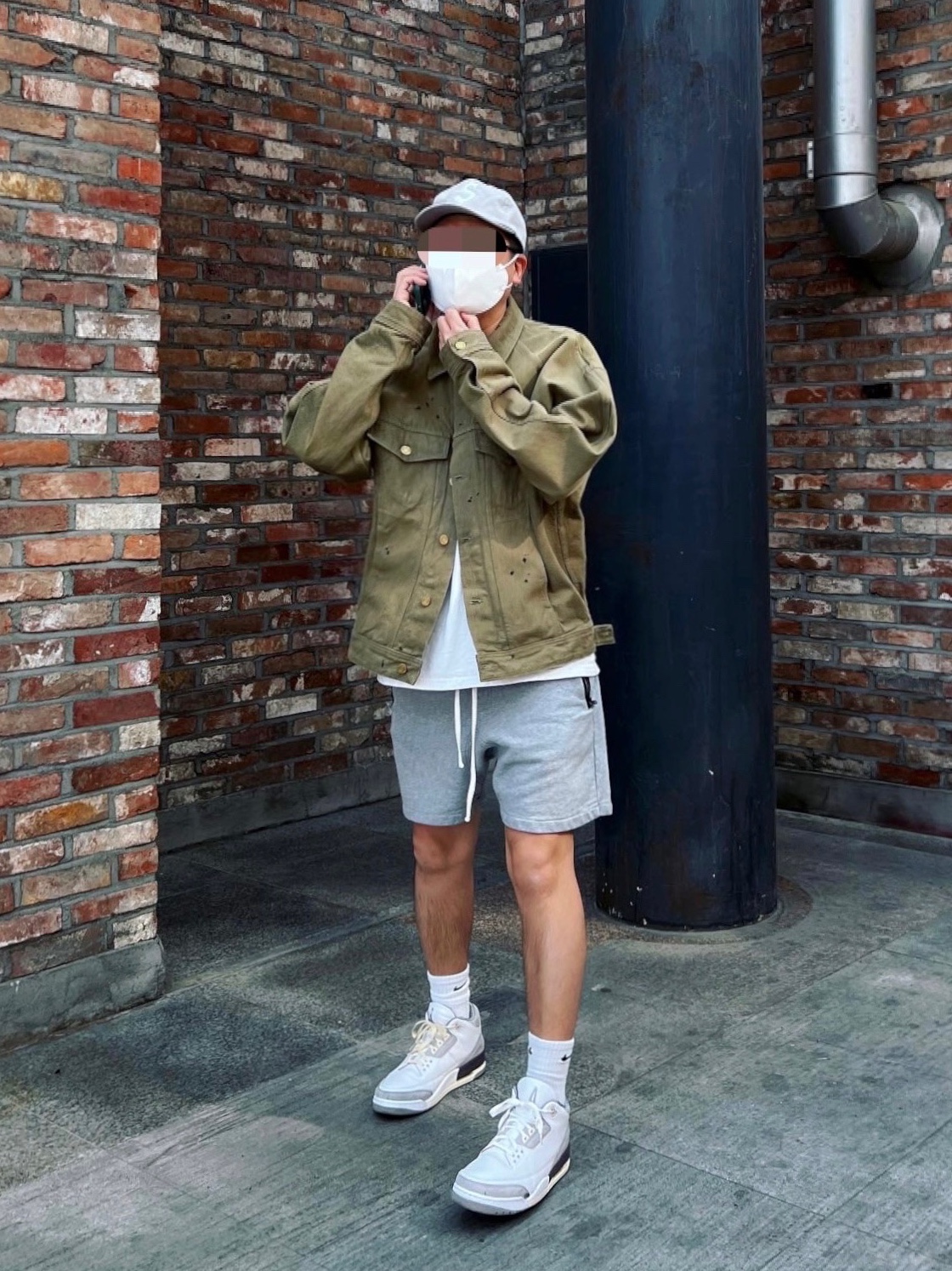 (W) Jordan 3 x A Ma Maniere Retro SP 착용 스타일 - 2