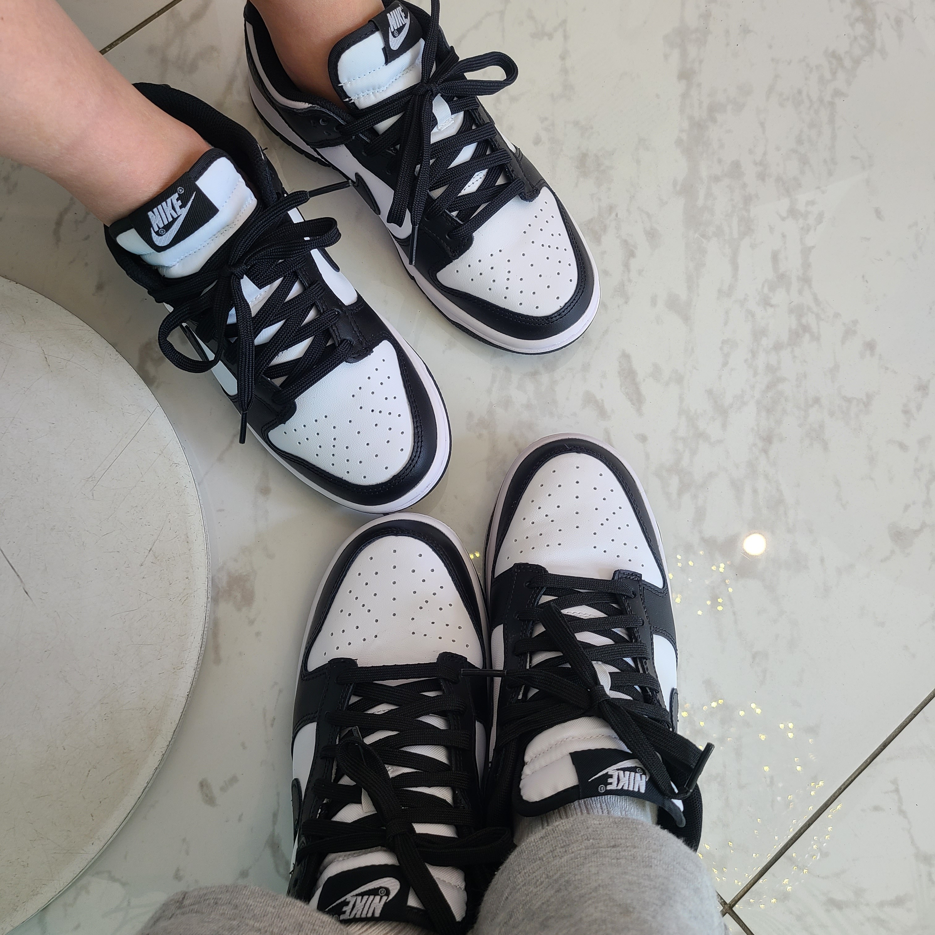 Nike Dunk Low Retro Black 착용 스타일 - 1