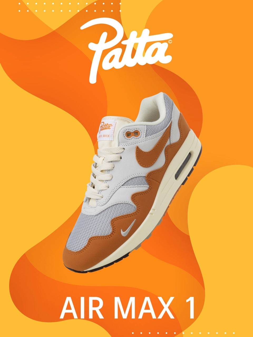 Nike x Patta Air Max 1 Monarch, New Balance 550 White Purple 착용 스타일 - 1