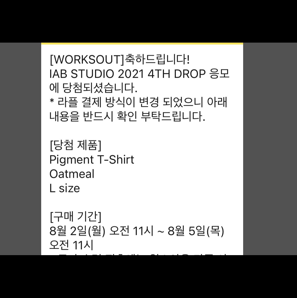 IAB Studio Pigment T-Shirt Black, IAB Studio Pigment T-Shirt Oatmeal 착용 스타일 - 4