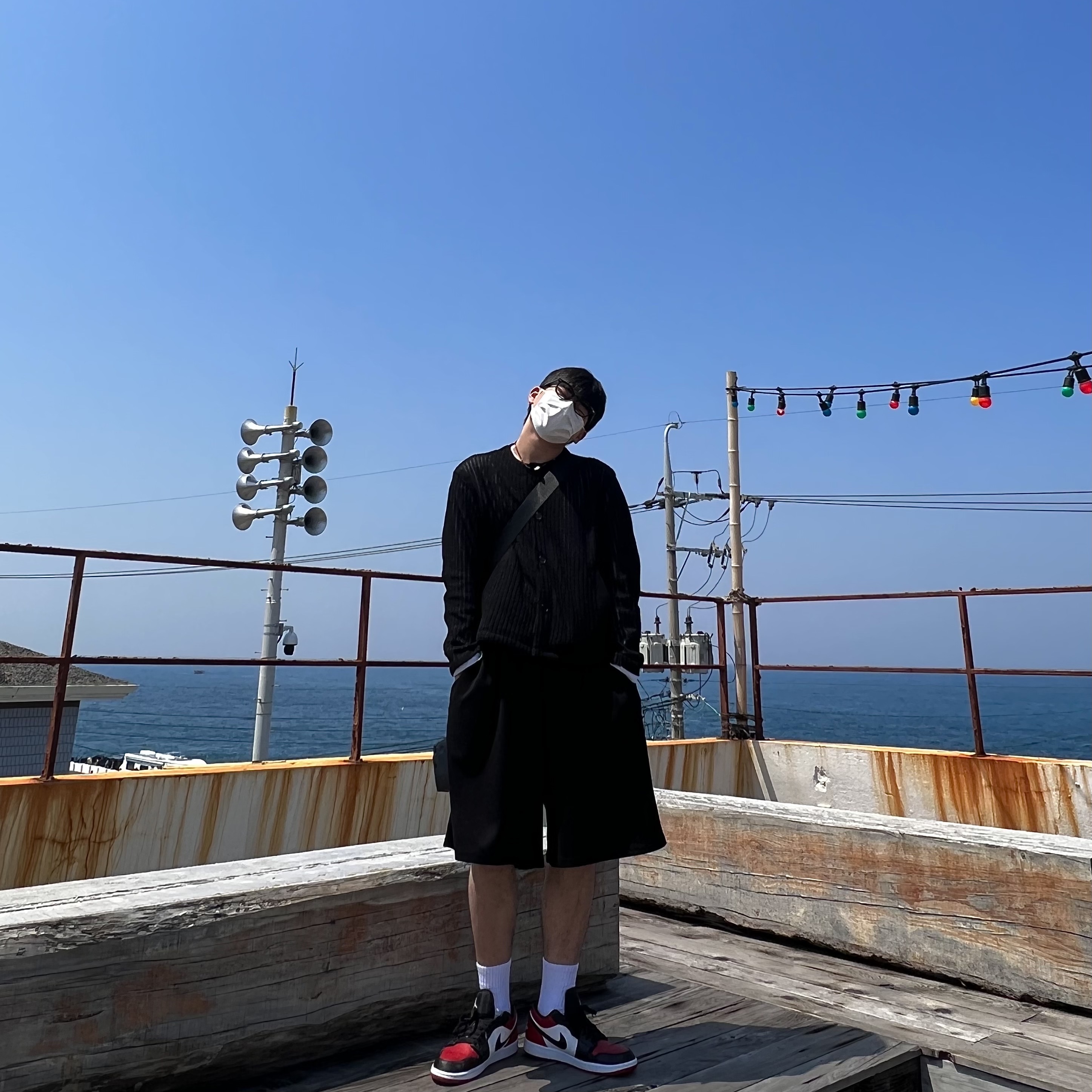 Jordan 1 Low Bred Toe 착용 스타일 - 1