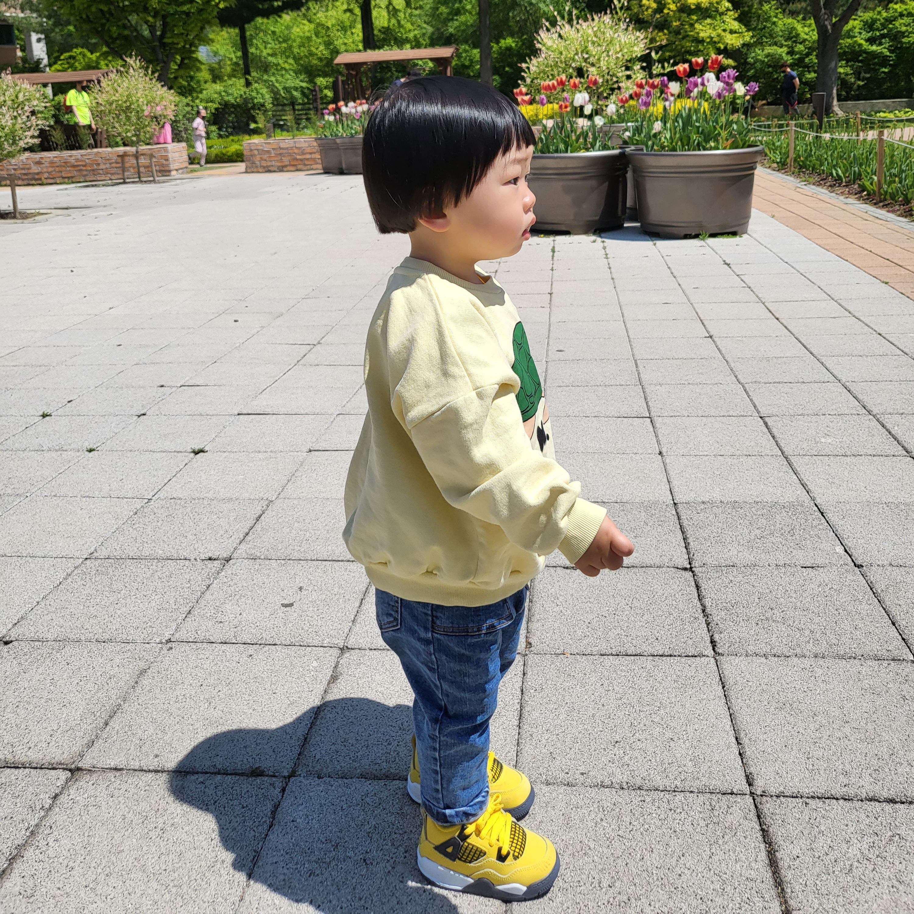 (TD) Jordan 4 Retro Tour Yellow 착용 스타일 - 3