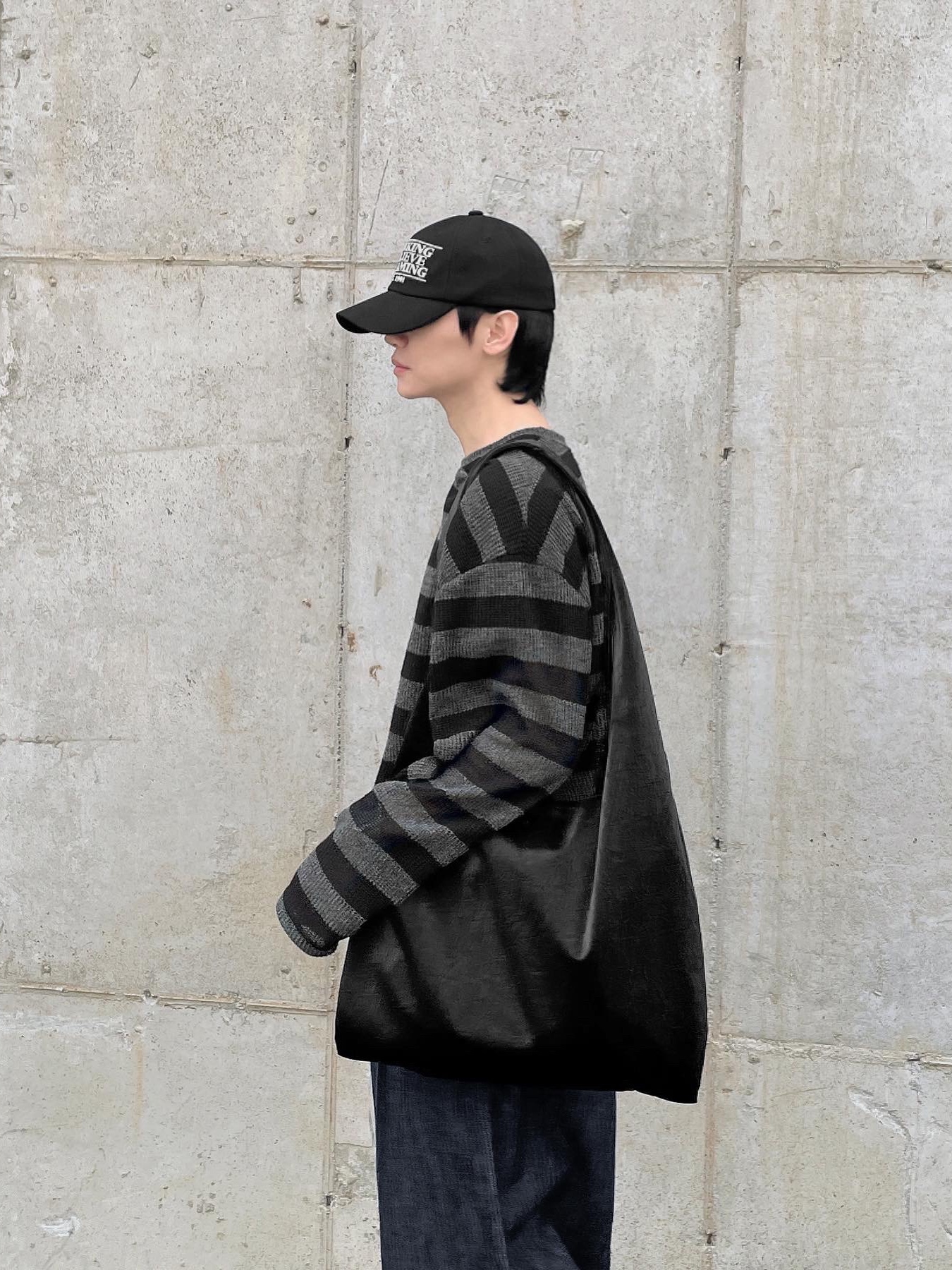 Y-3 Yohji Star Black White 착용 스타일 - 2