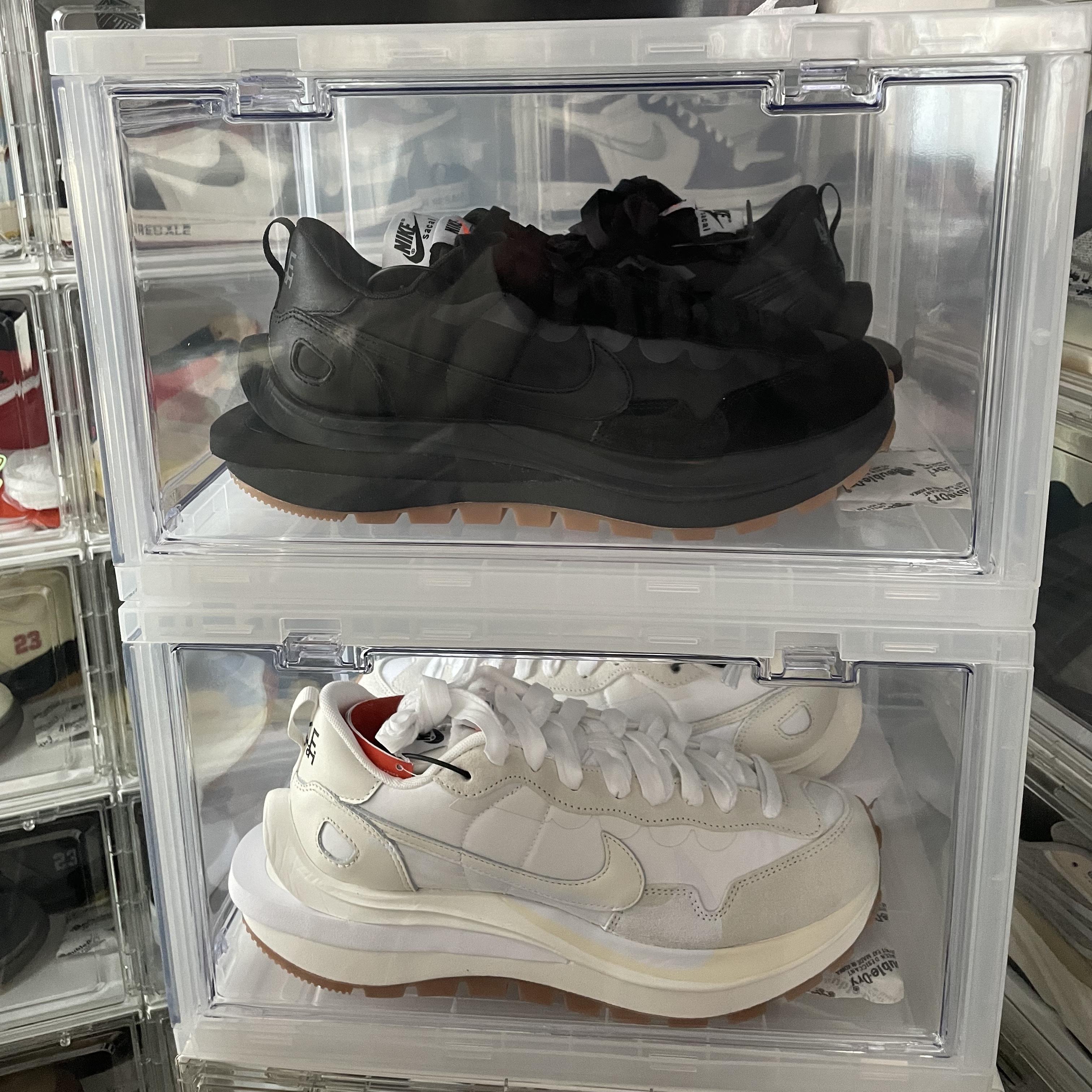 Nike x Sacai VaporWaffle Black and Gum, Nike x Sacai VaporWaffle White and Gum 착용 스타일 - 4