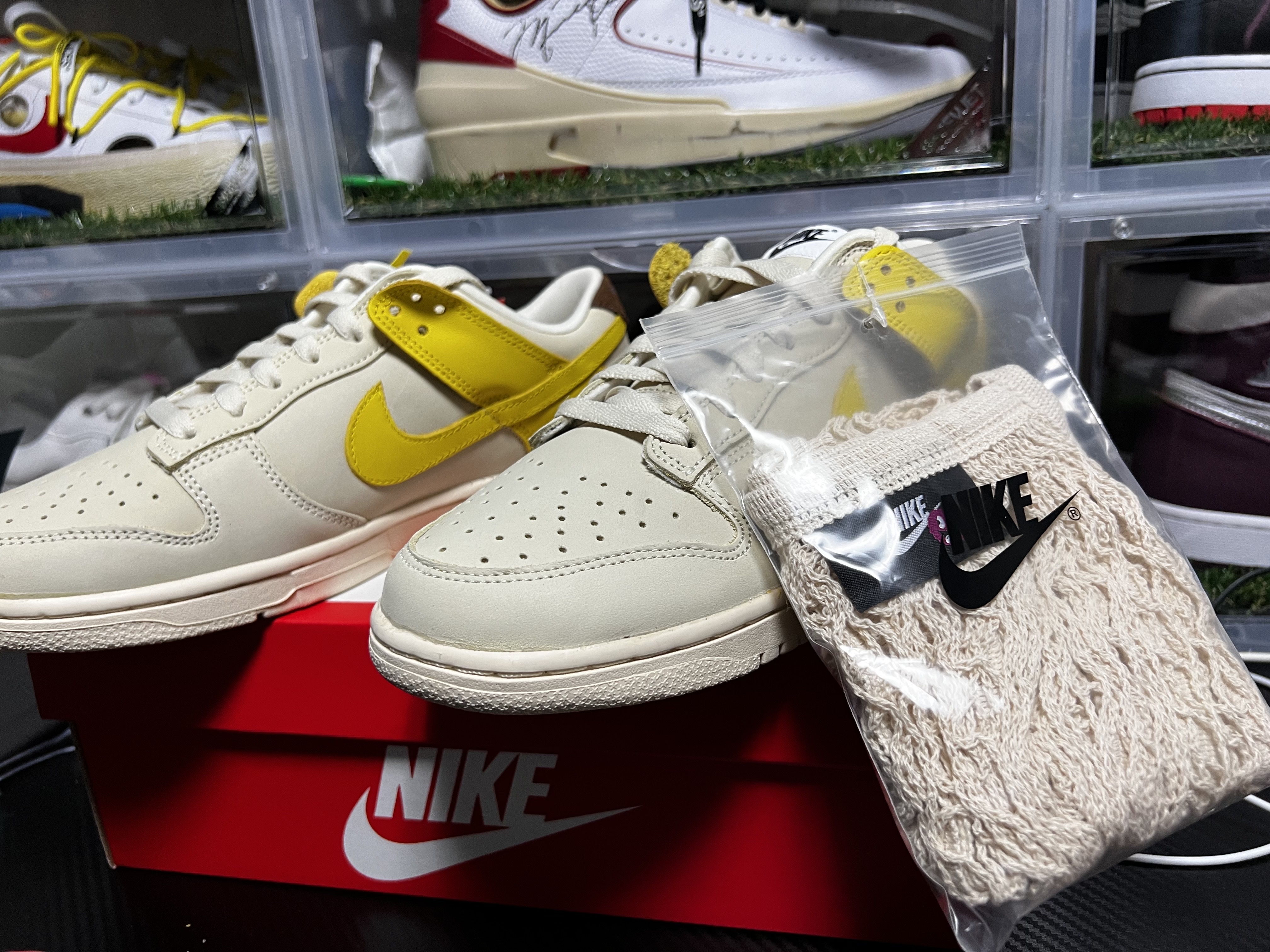 (W) Nike Dunk Low LX Banana 착용 스타일 - 4