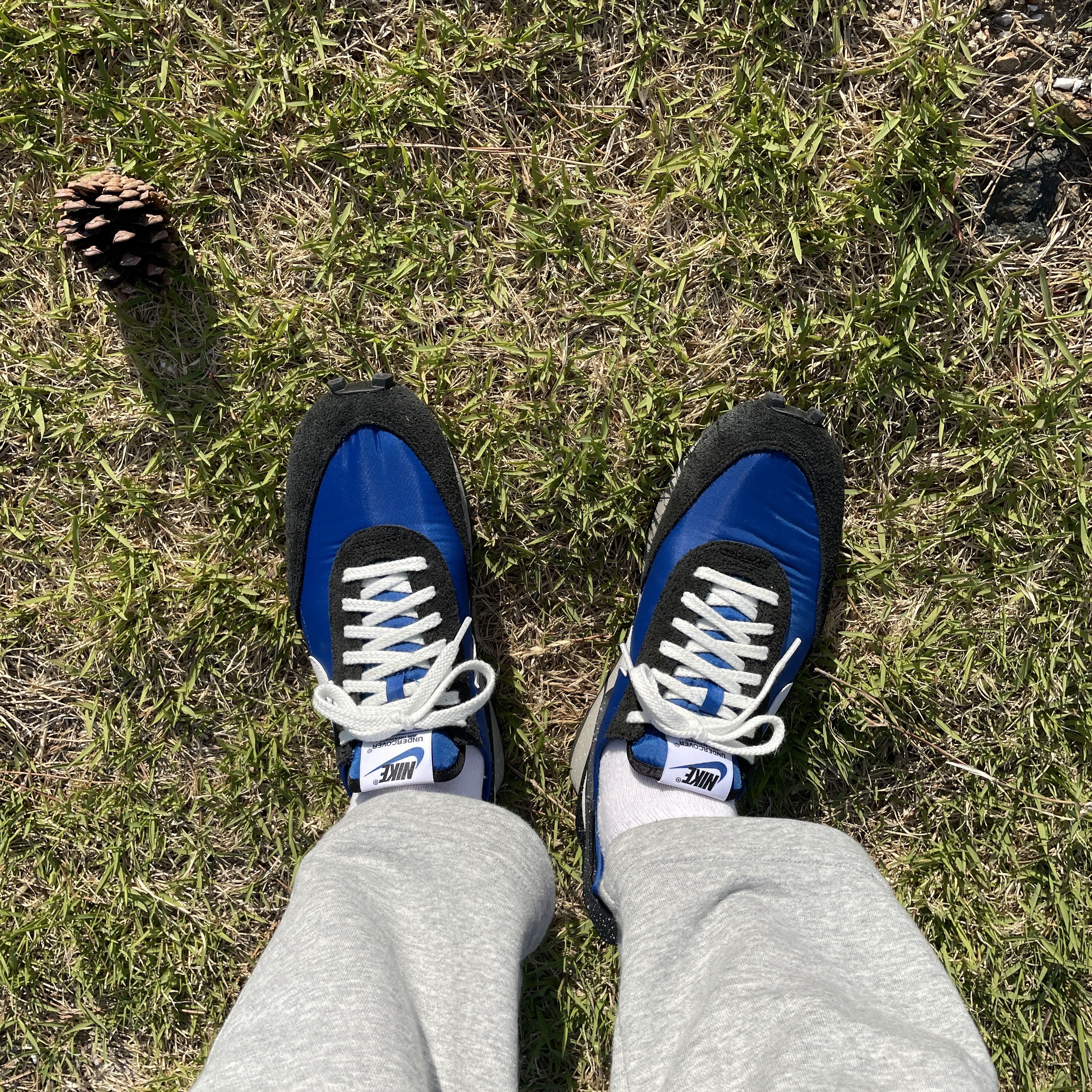 Nike x Undercover Daybreak Blue Jay 착용 스타일