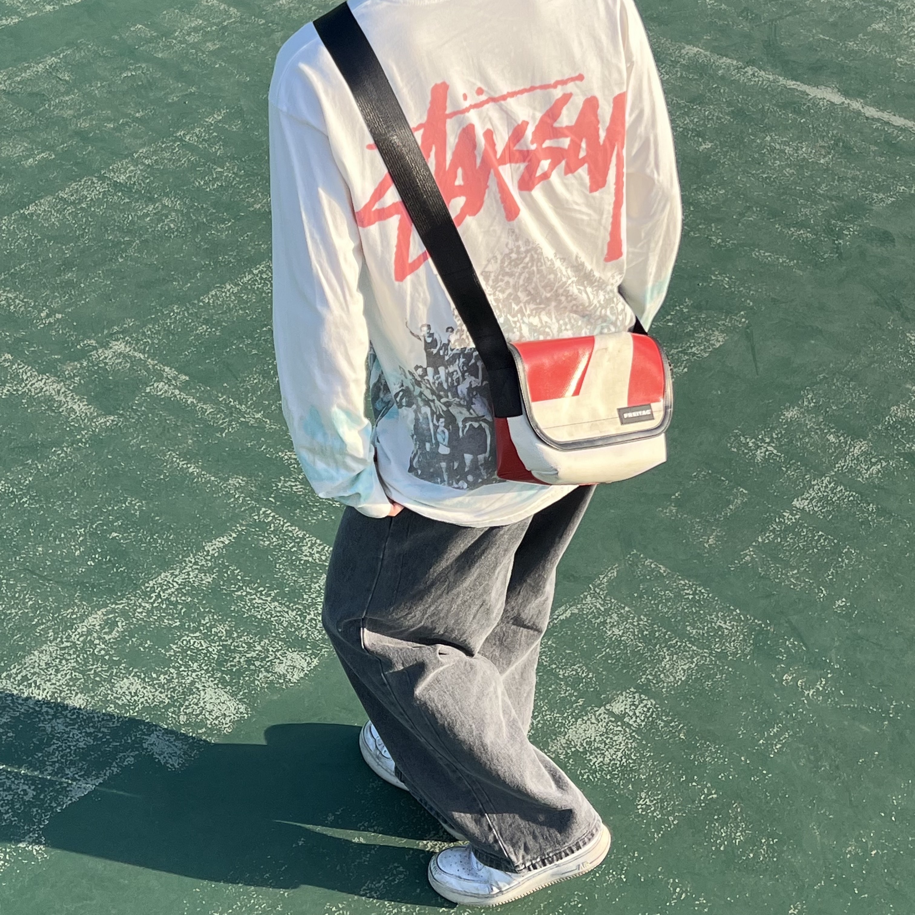Nike Air Force 1 '07 Low White, (W) Nike Air Force 1 '07 Low White 착용 스타일 - 2