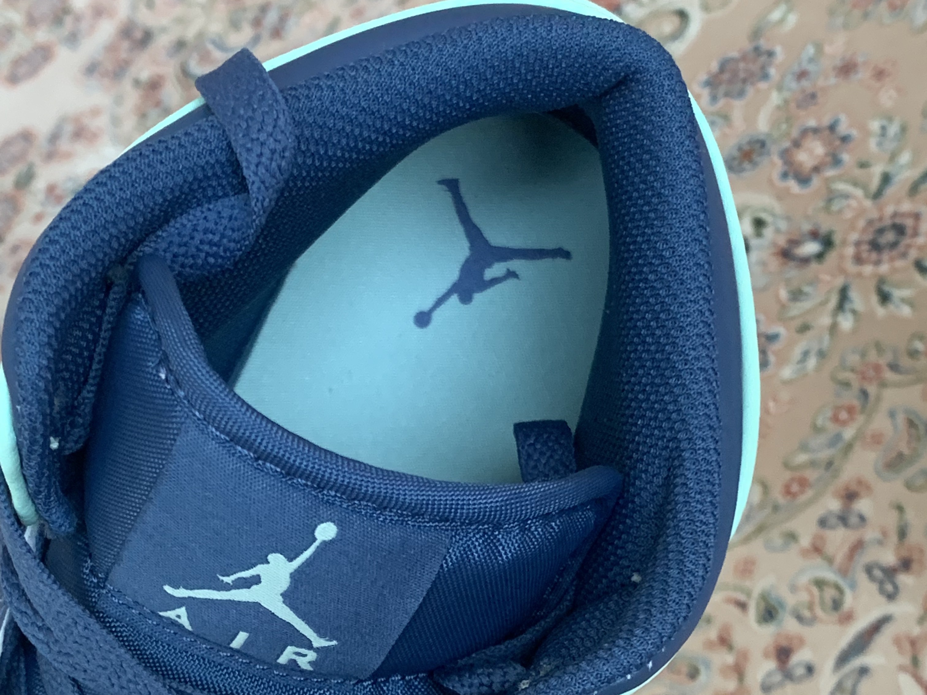(GS) Jordan 1 Mid Blue Mint 착용 스타일 - 4