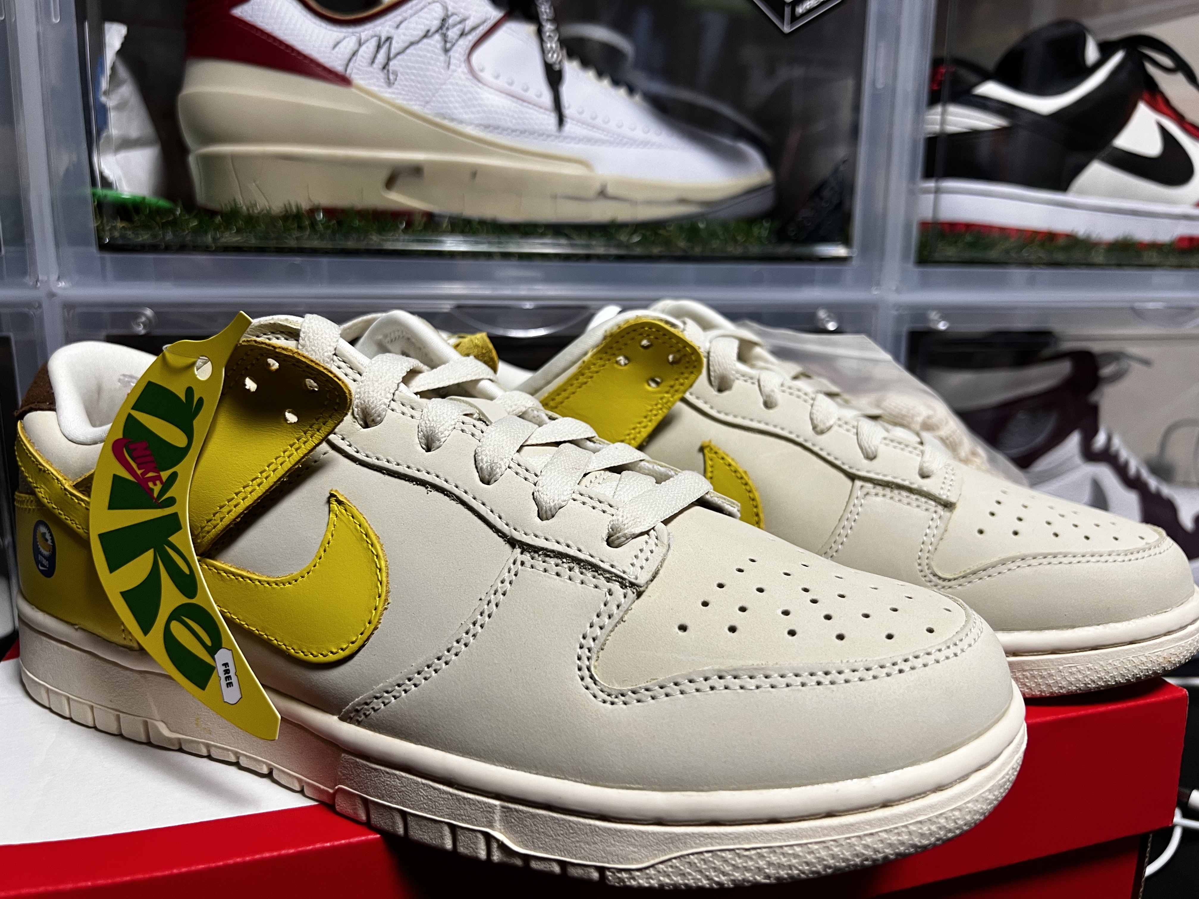 (W) Nike Dunk Low LX Banana 착용 스타일 - 2