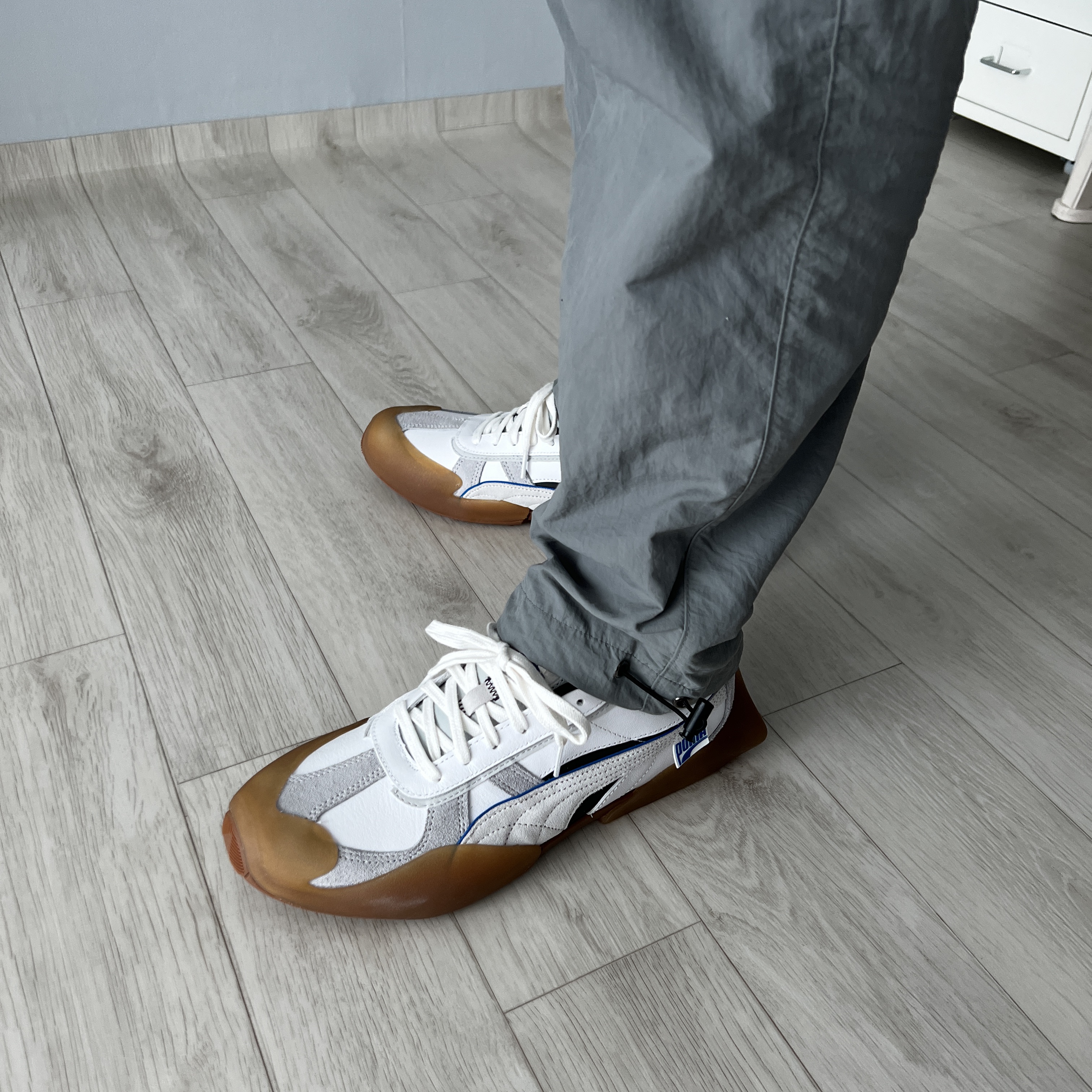 Puma Vaderon White 착용 스타일 - 1