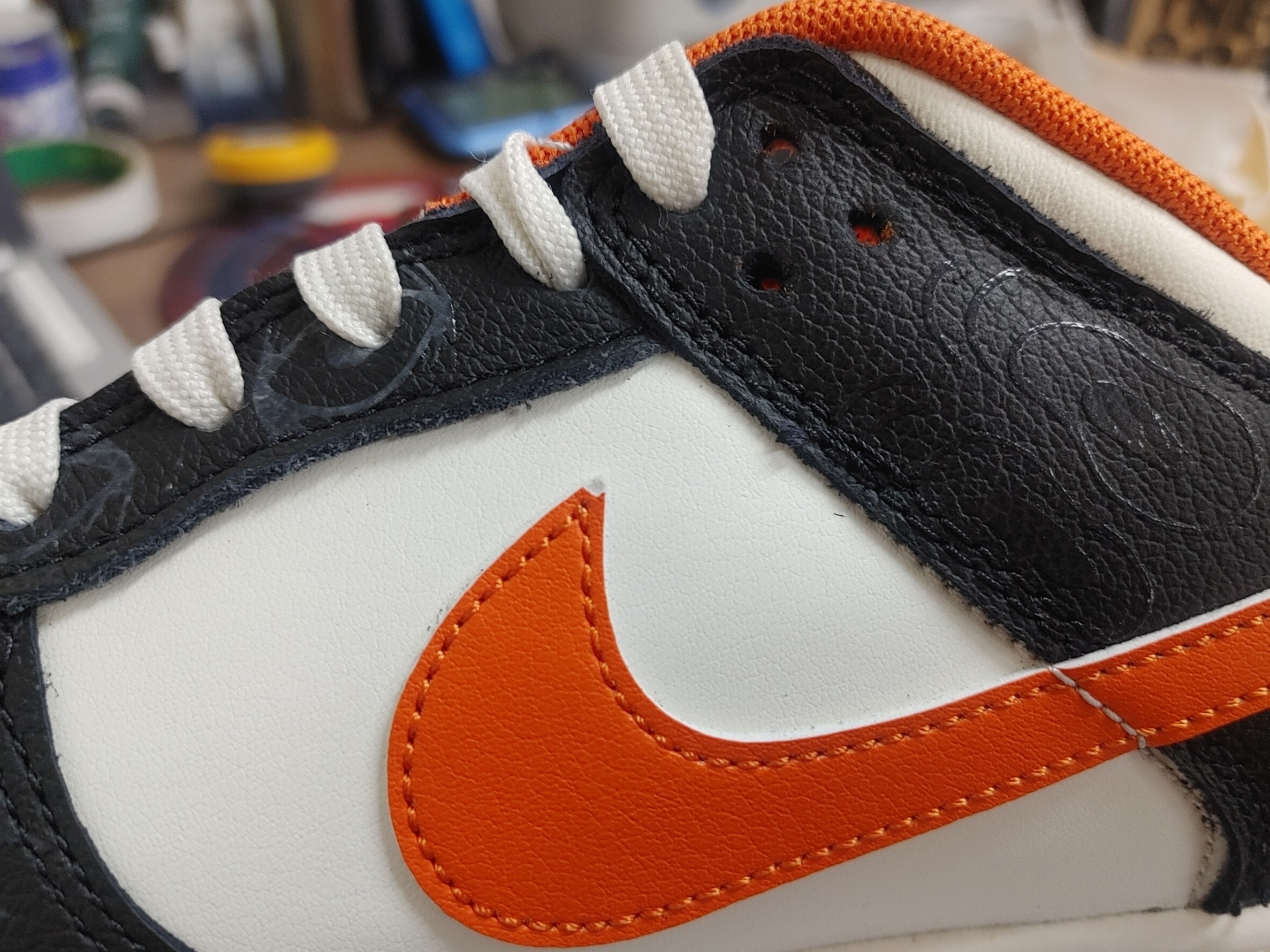 Nike Dunk Low Retro PRM Halloween 착용 스타일 - 3