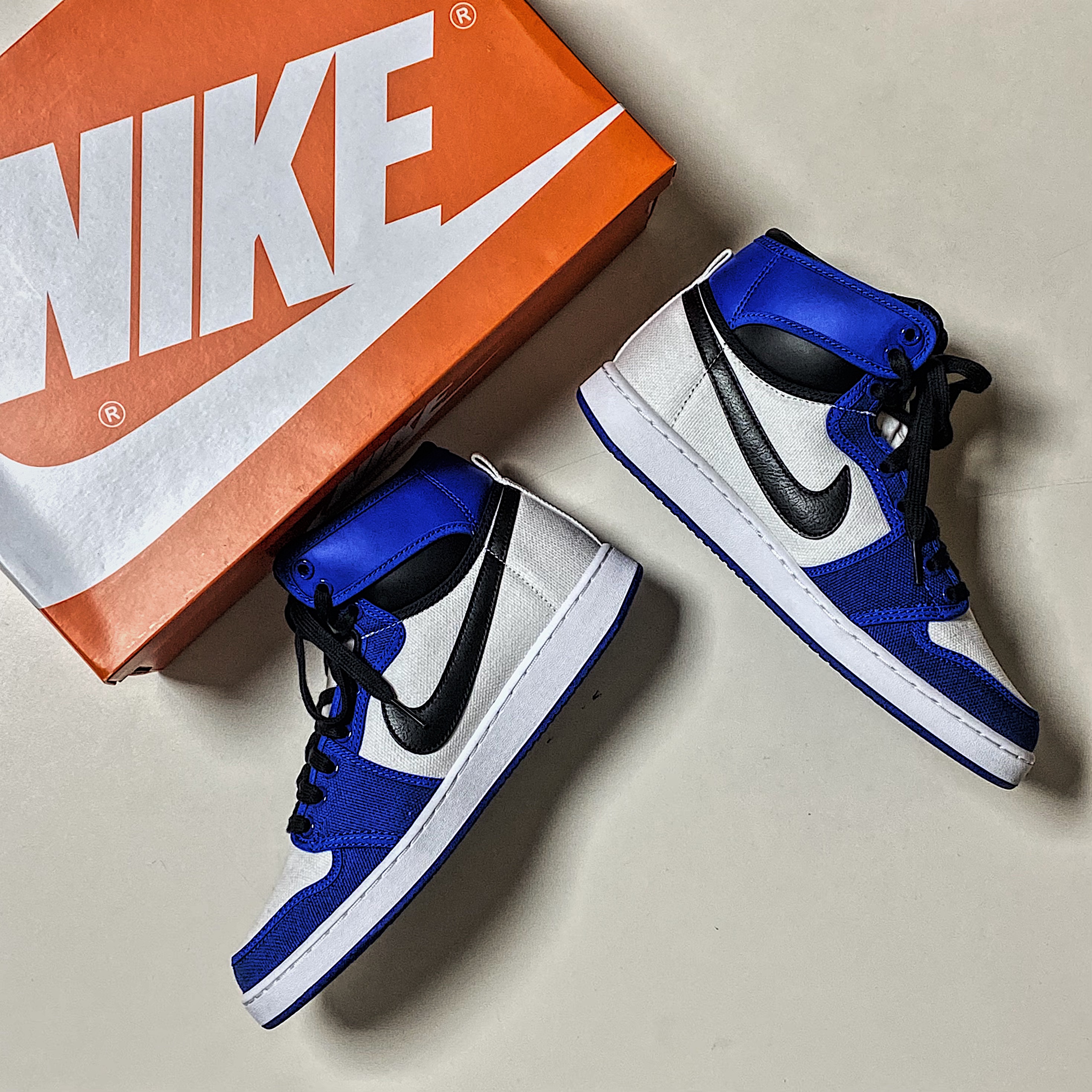 Jordan 1 KO Storm Blue 착용 스타일 - 1