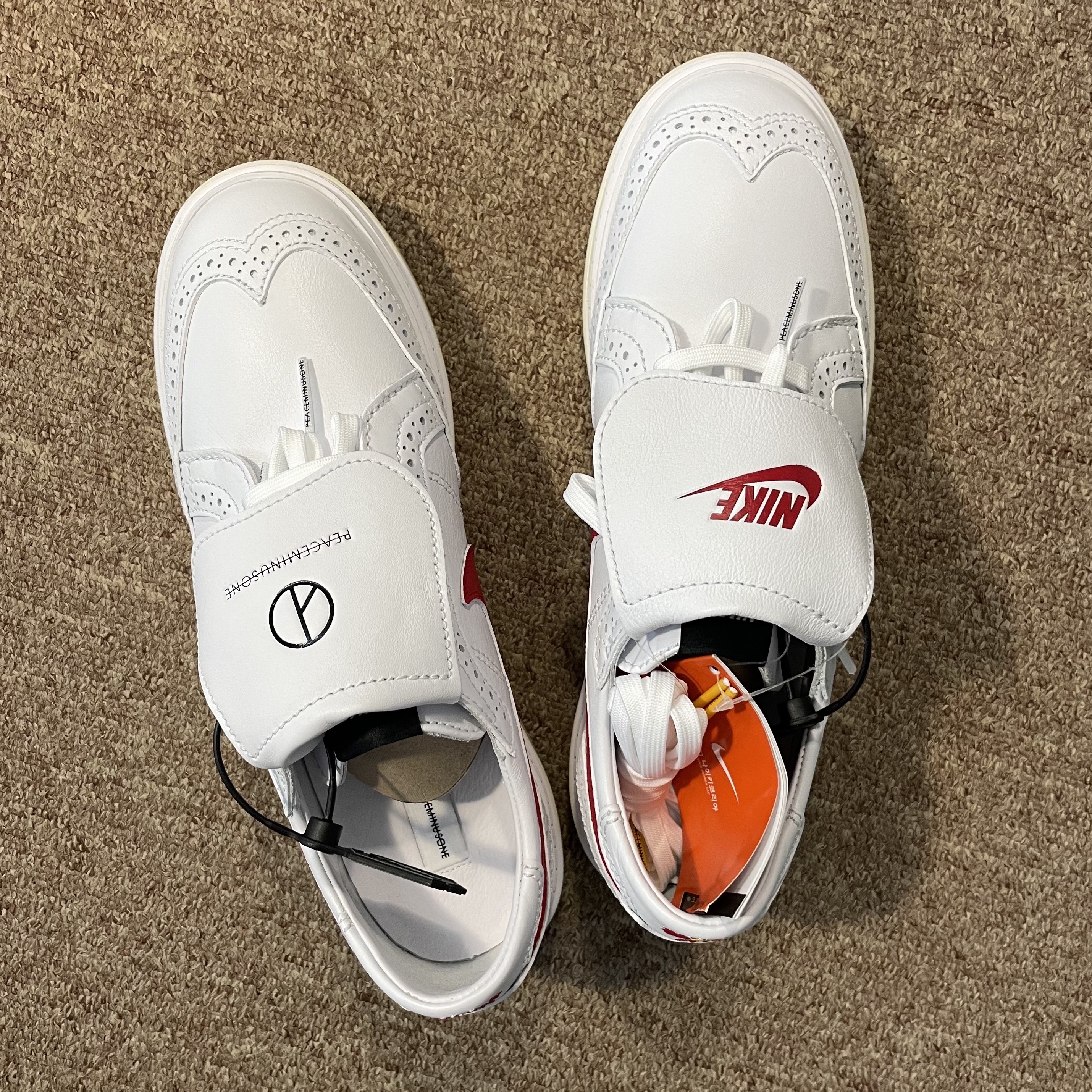 Nike x Peaceminusone Kwondo1 White 착용 스타일 - 2