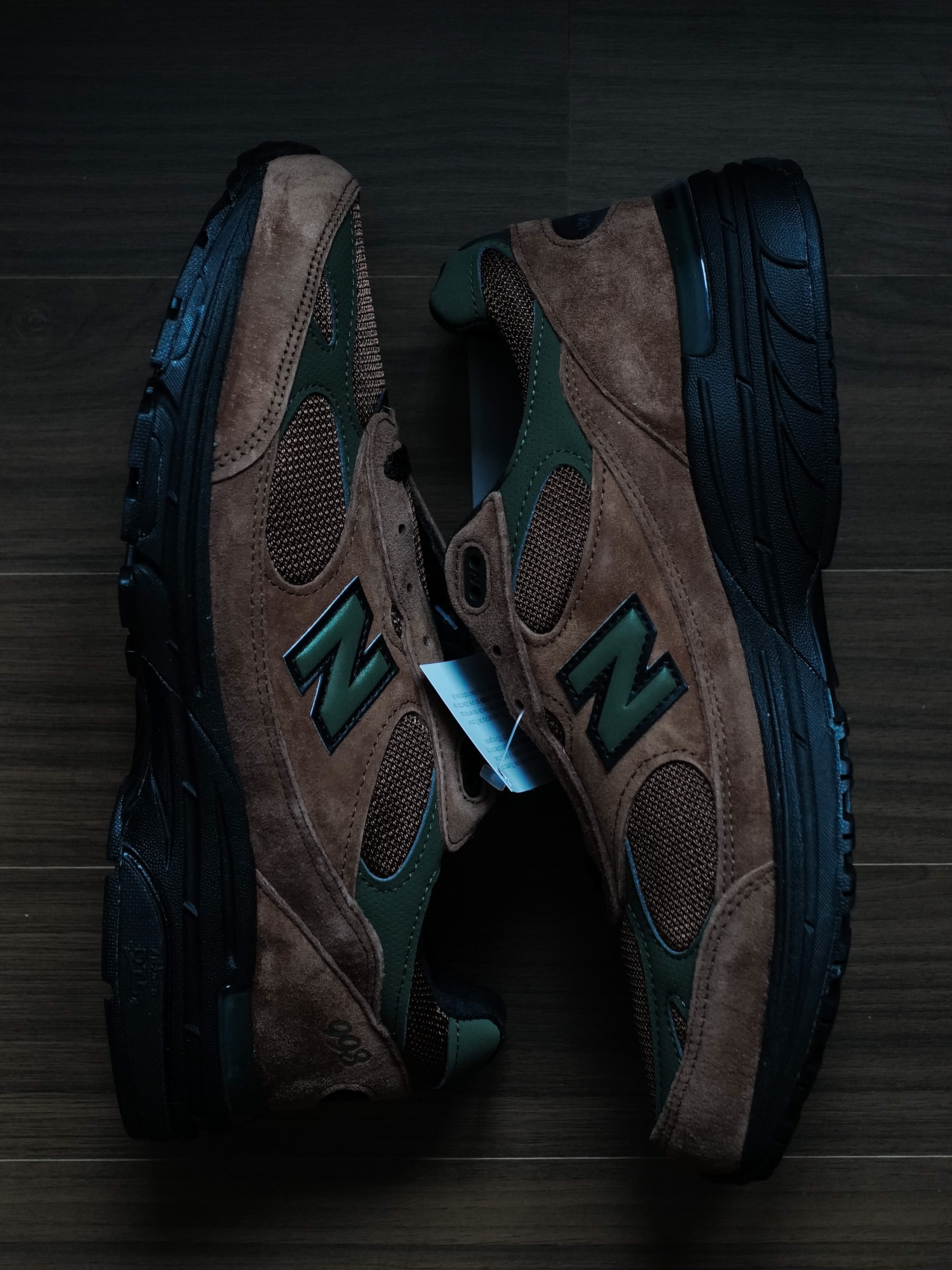 New Balance x Aime Leon Dore 993 Made in USA Brown 착용 스타일 - 1