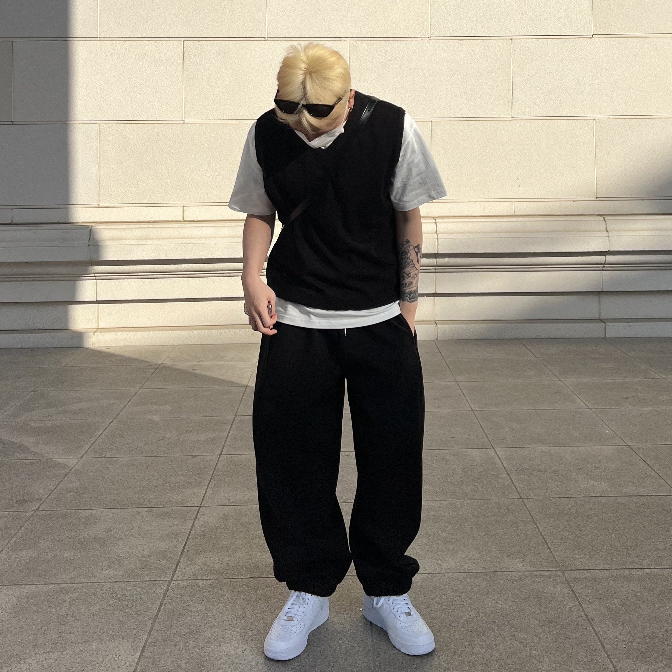Nike Air Force 1 '07 Low White 착용 스타일
