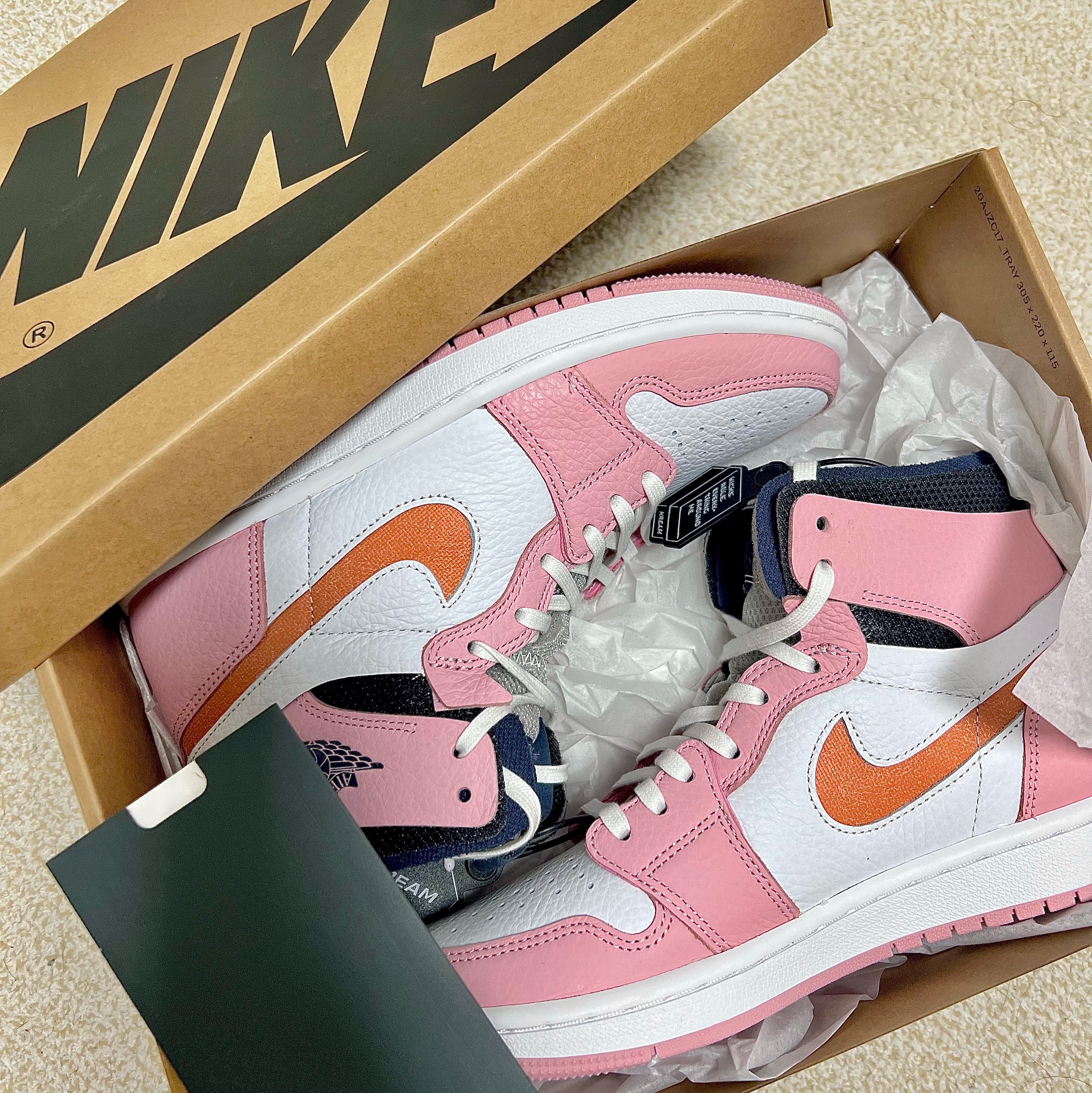 (W) Jordan 1 Zoom Air CMFT Pink Glaze 착용 스타일