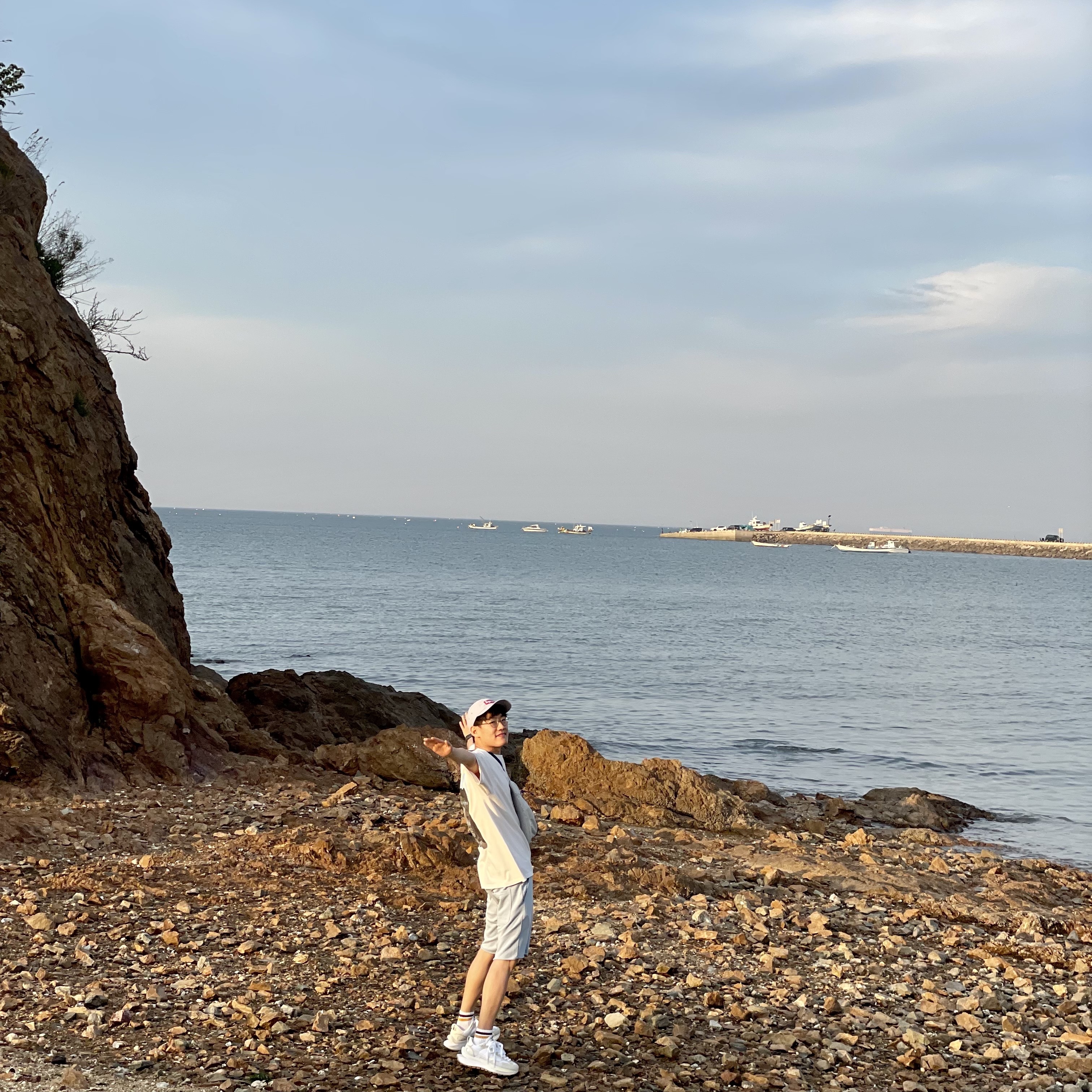 Supreme Stitch Jacquard Camp Cap Grey - 22SS, Stussy Statue T-Shirt Natural 착용 스타일 - 2