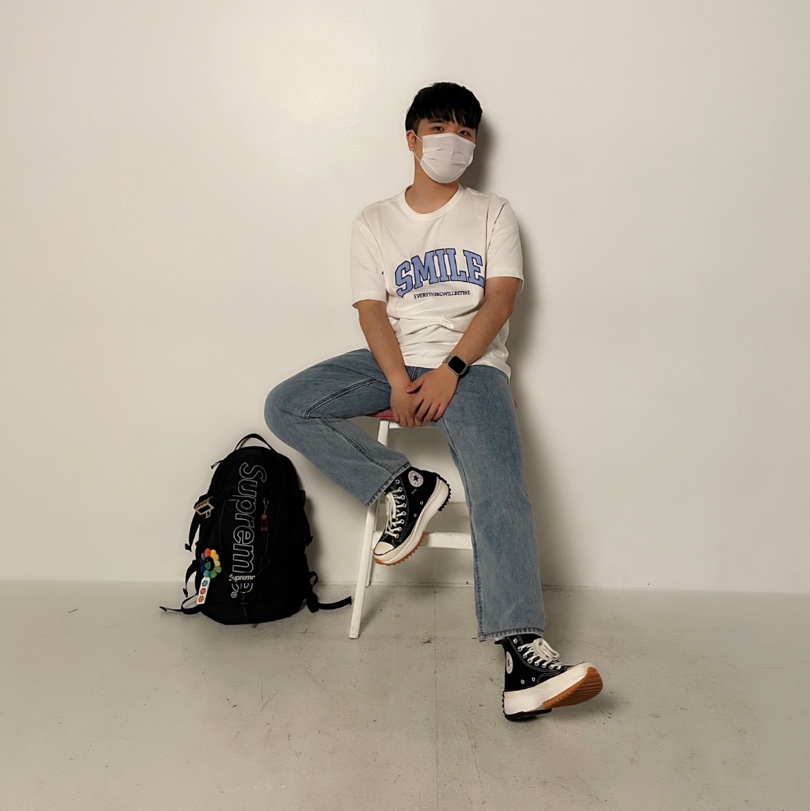 Supreme Backpack Black - 18FW, Converse x JW Anderson Run Star Hike Hi Black 착용 스타일