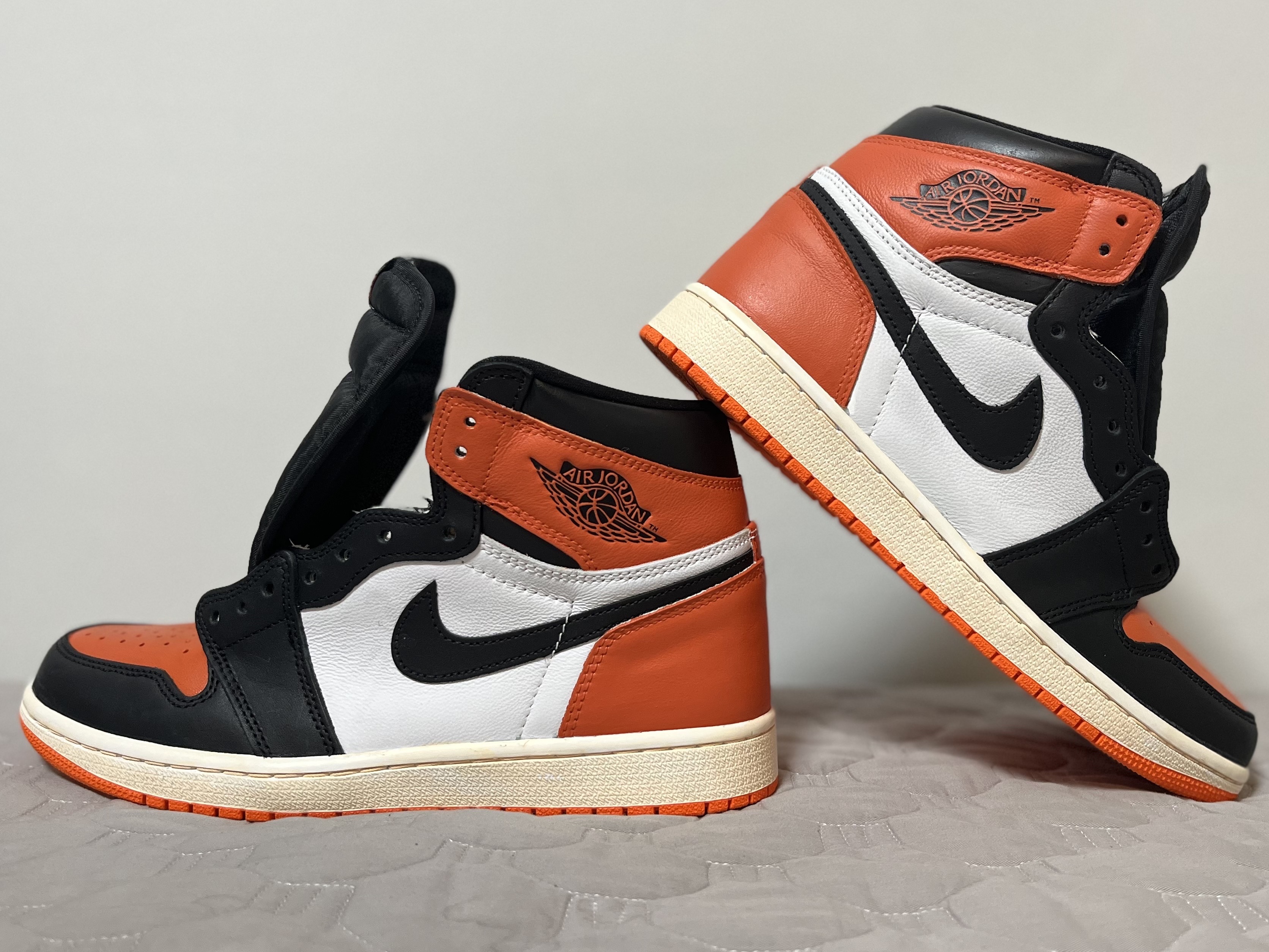 Jordan 1 Retro High OG Electro Orange, (GS) Jordan 1 Retro High OG Electro Orange 착용 스타일