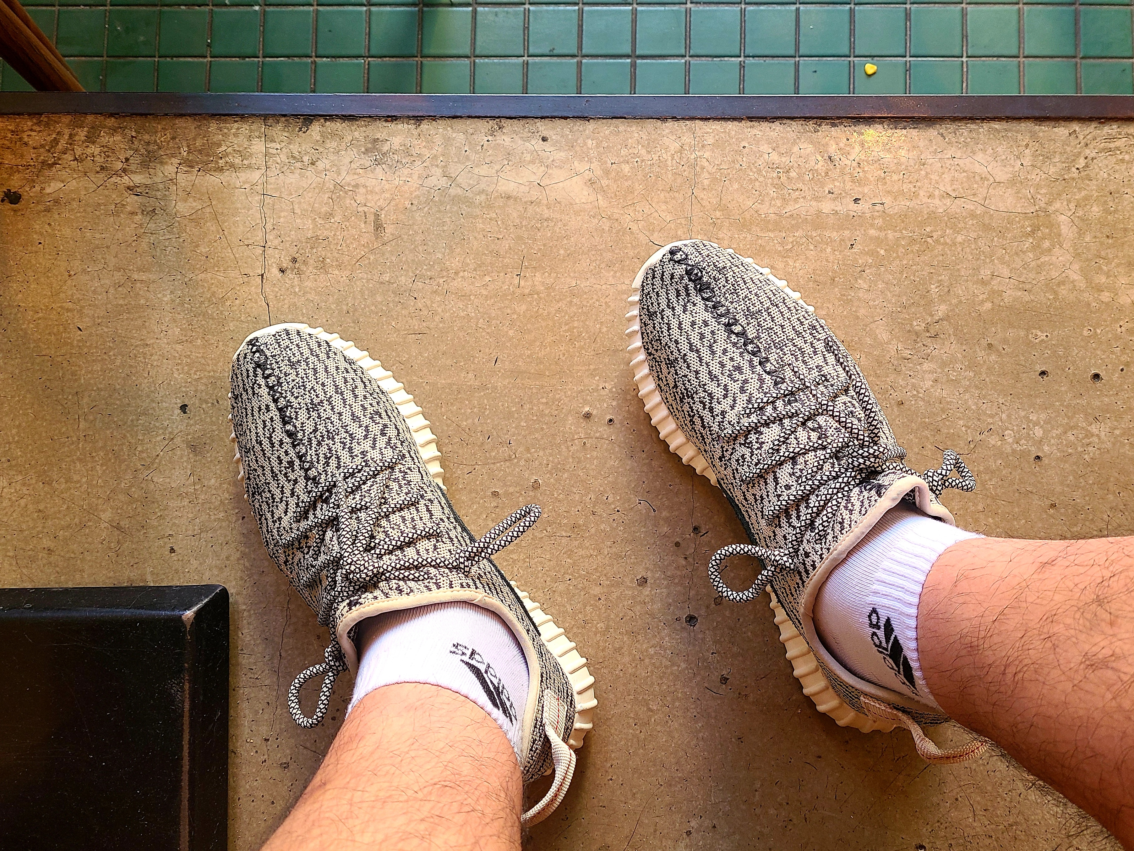 Adidas Yeezy Boost 350 Turtledove 2015 착용 스타일