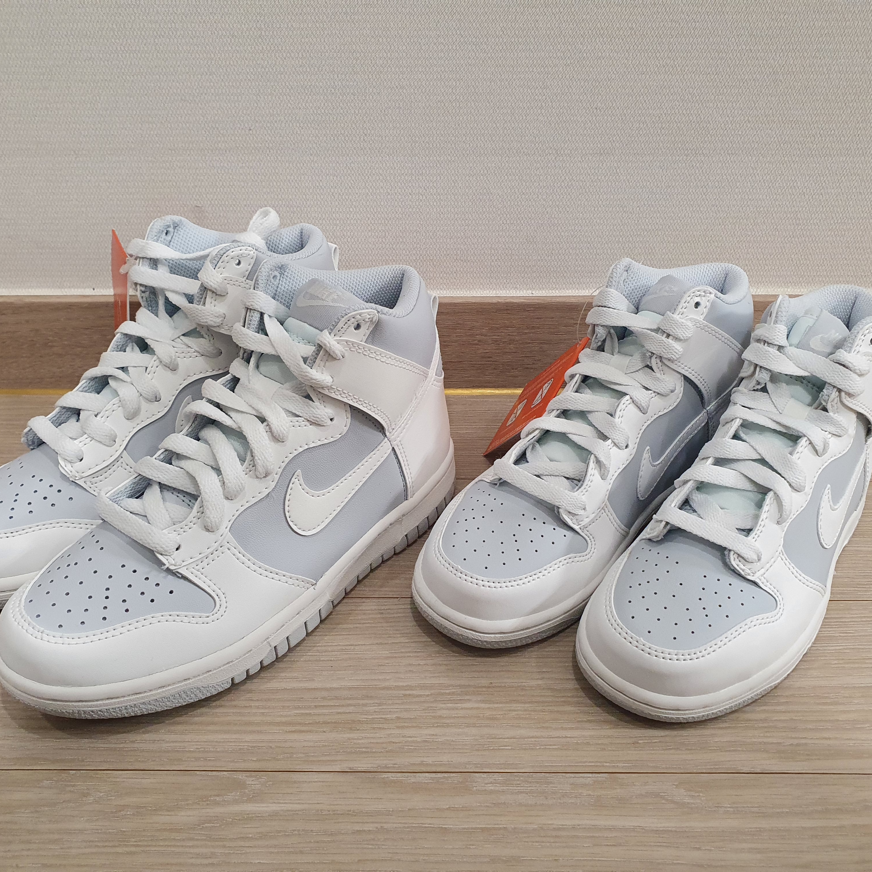 (GS) Nike Dunk High Pure Platinum, (PS) Nike Dunk High Pure Platinum 착용 스타일