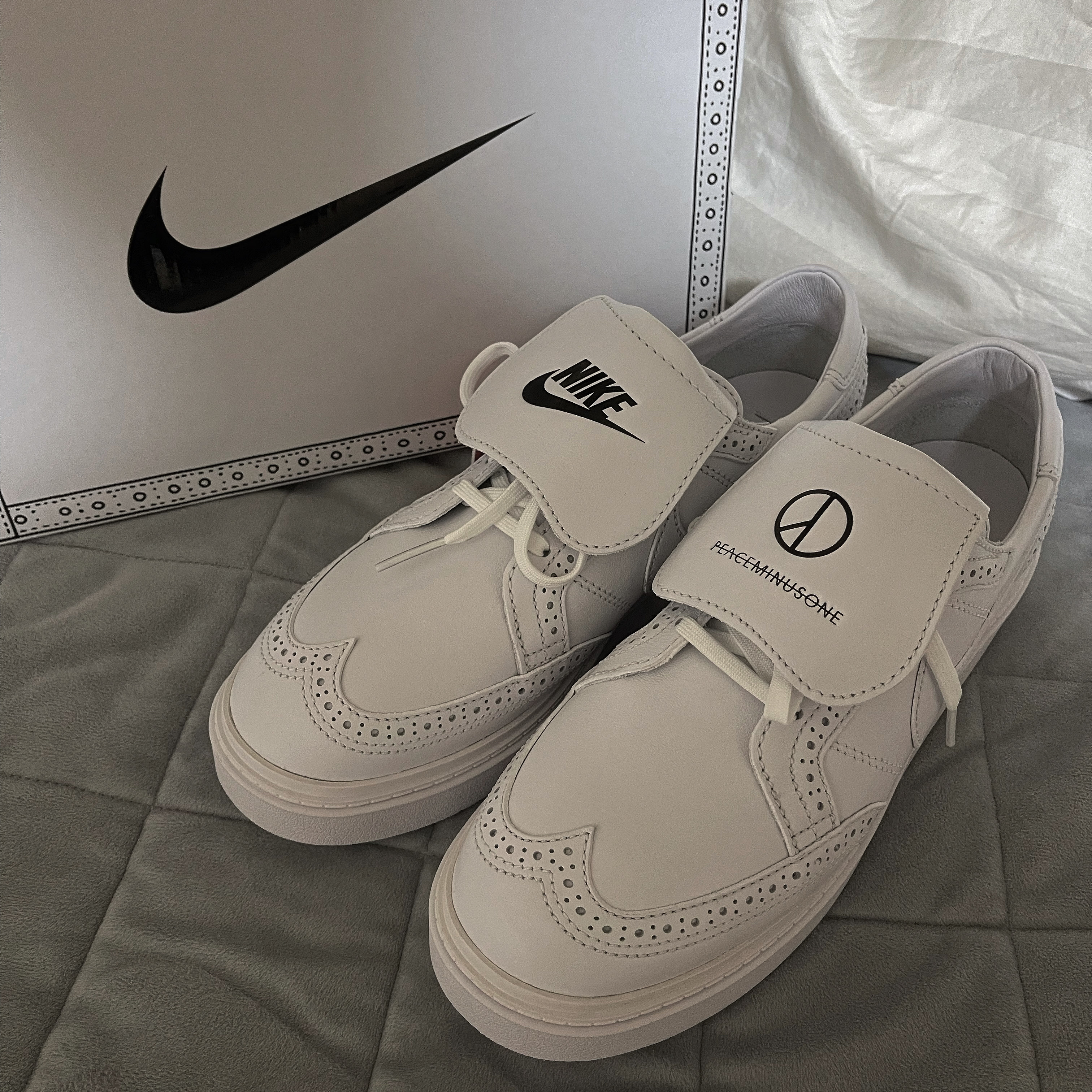 Nike x Peaceminusone Kwondo1 White 착용 스타일