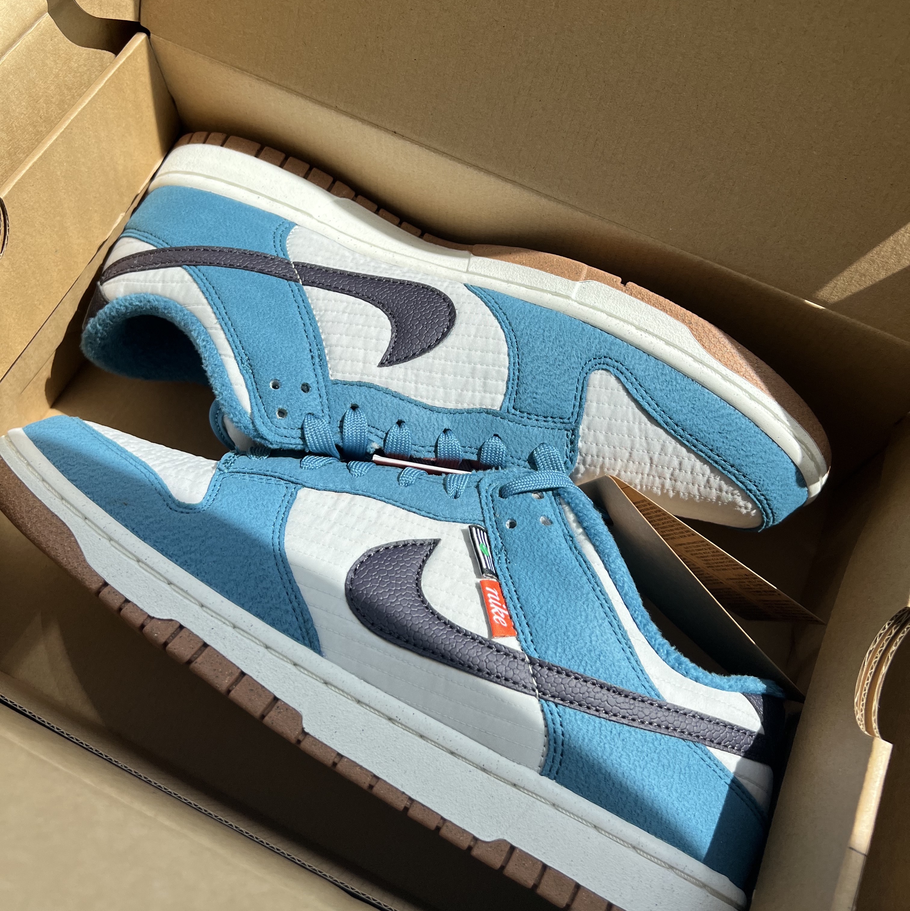 Nike Dunk Low Retro Next Nature Riftblue 착용 스타일