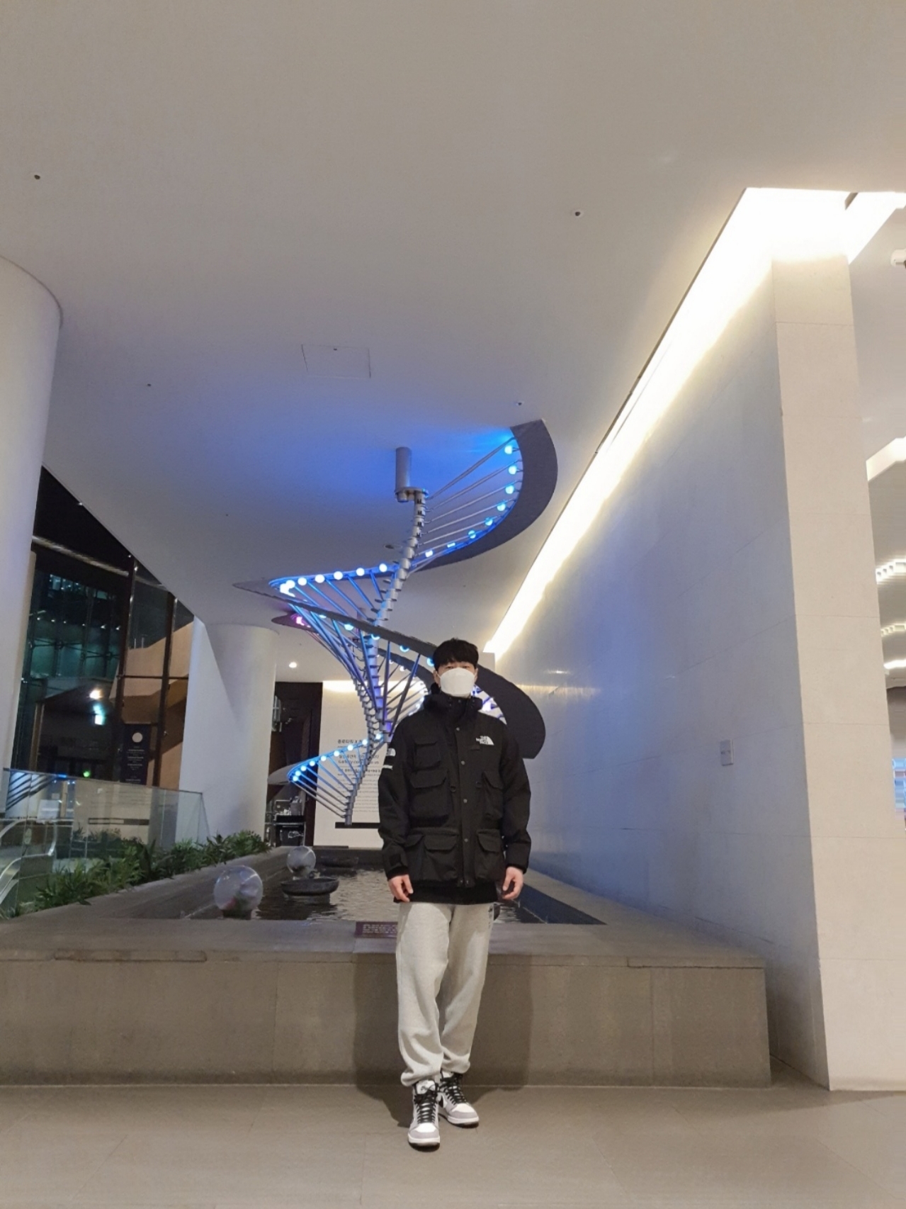 Supreme x The North Face Cargo Jacket Black - 20SS, Jordan 1 Element Gore-Tex Sail 착용 스타일 - 3