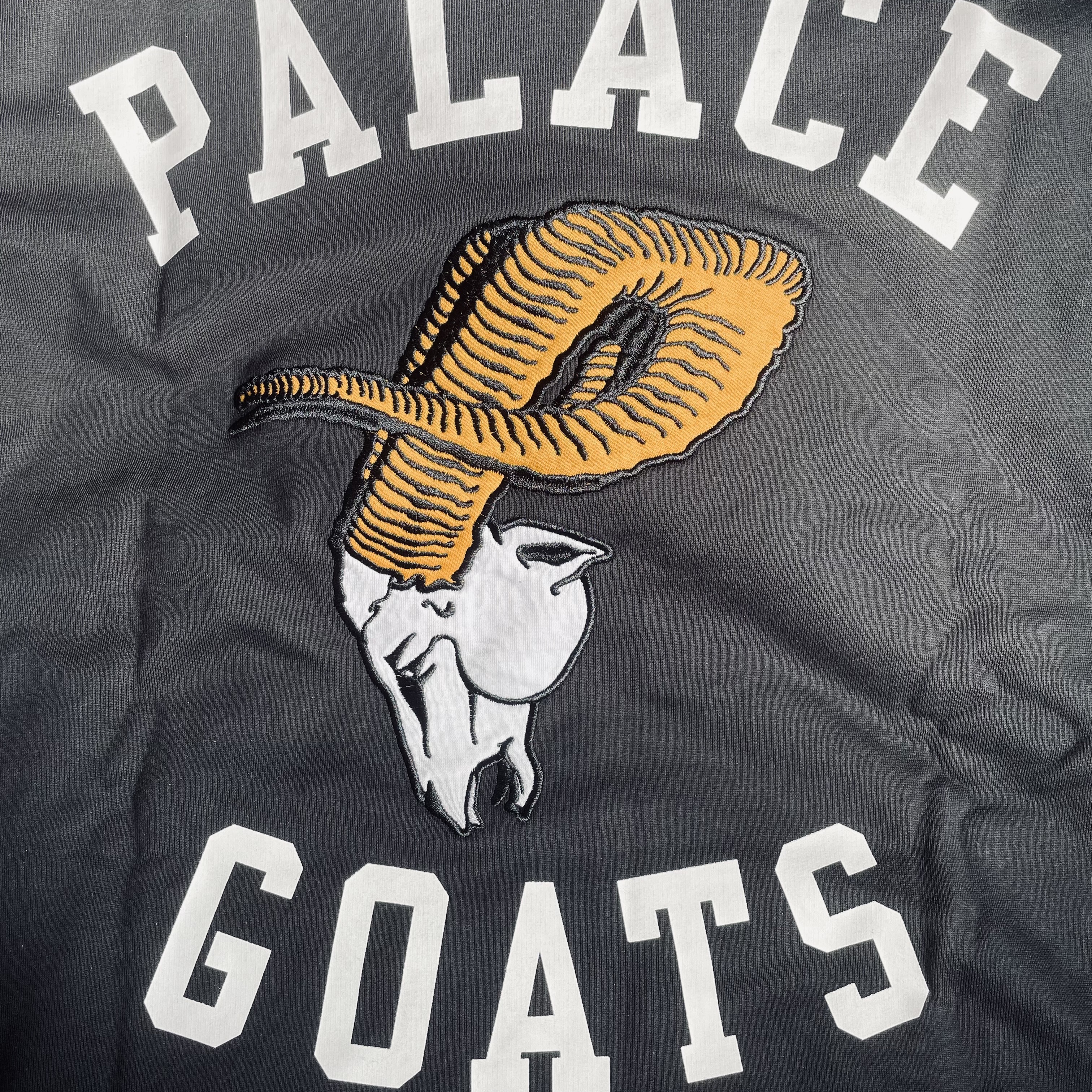 Palace Goats Hood Black - 22SS 착용 스타일 - 1