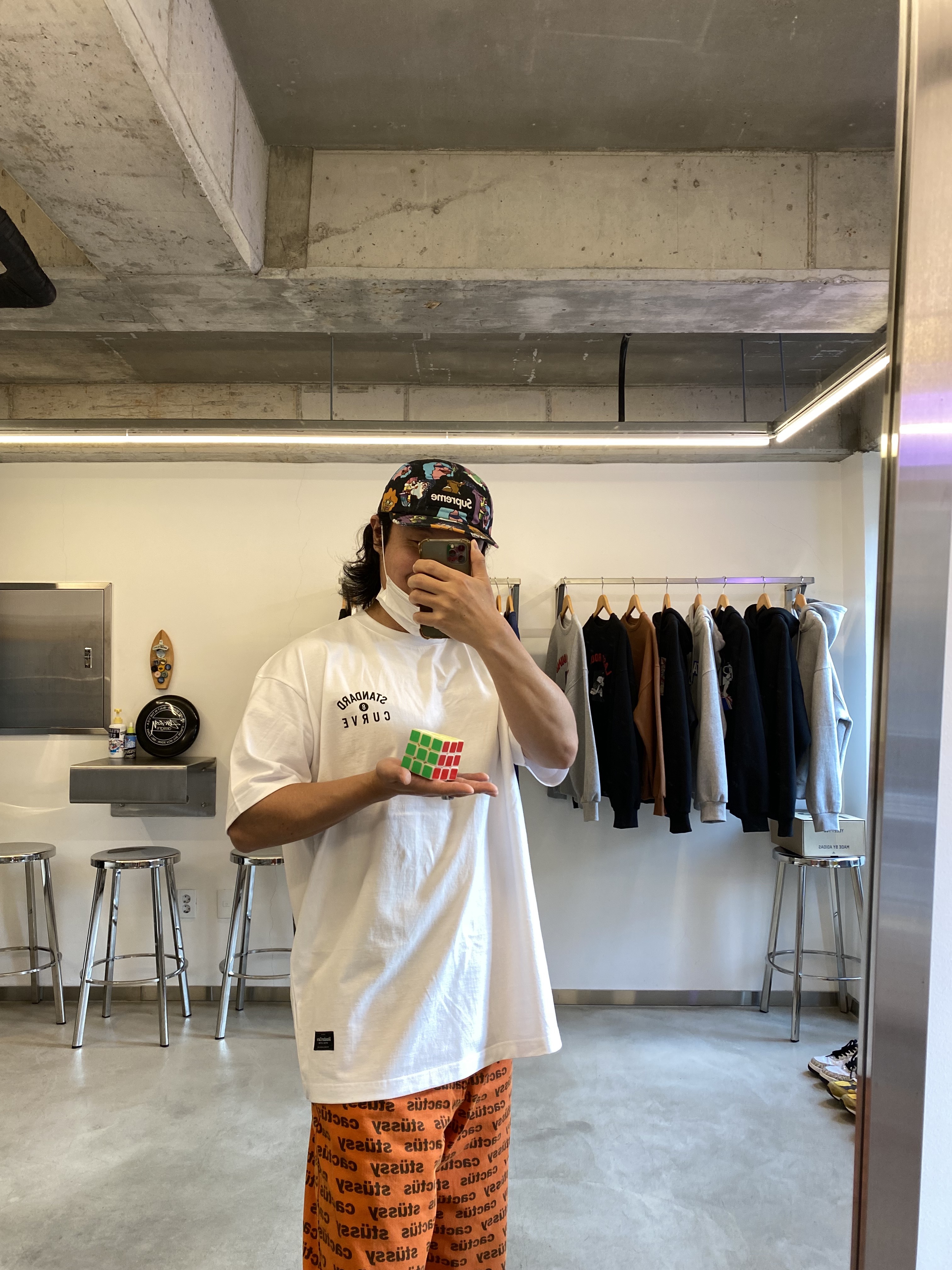 Stussy x Cactus Plant Flea Market Big OL' Jean 착용 스타일 - 1