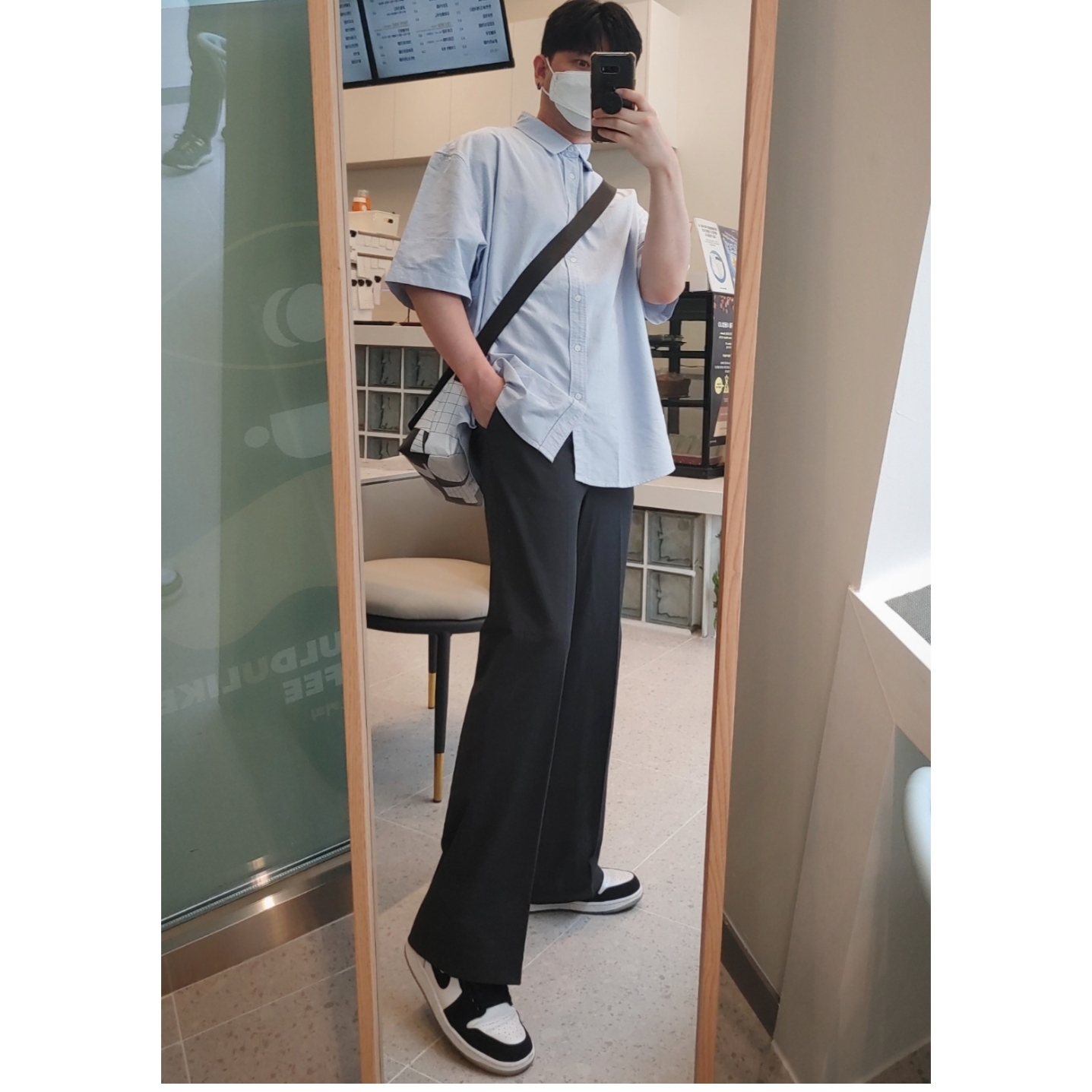 Jordan 1 Mid SE Diamond 착용 스타일 - 1