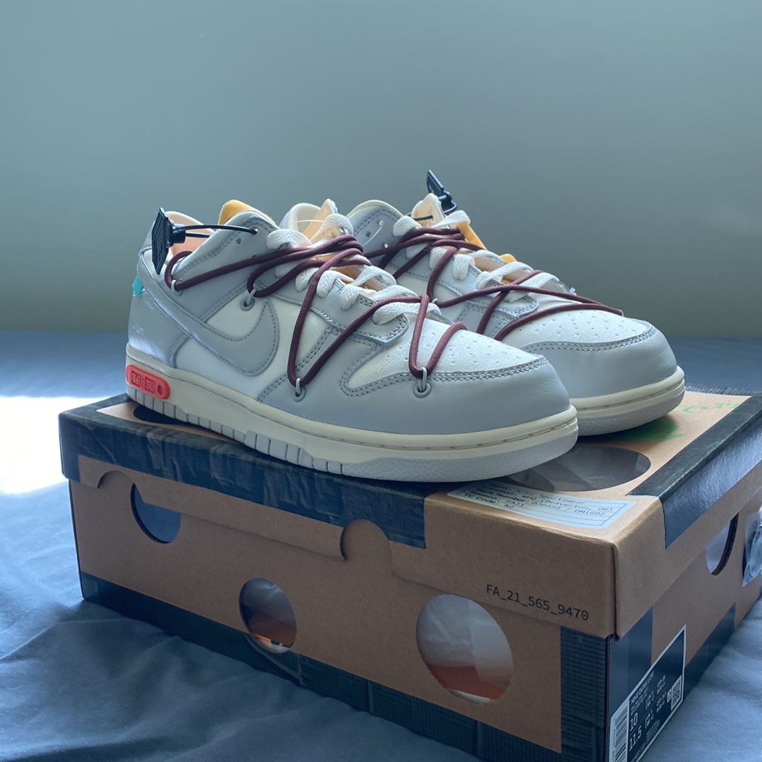 Nike x Off-White Dunk Low The 50 - Lot 46 착용 스타일