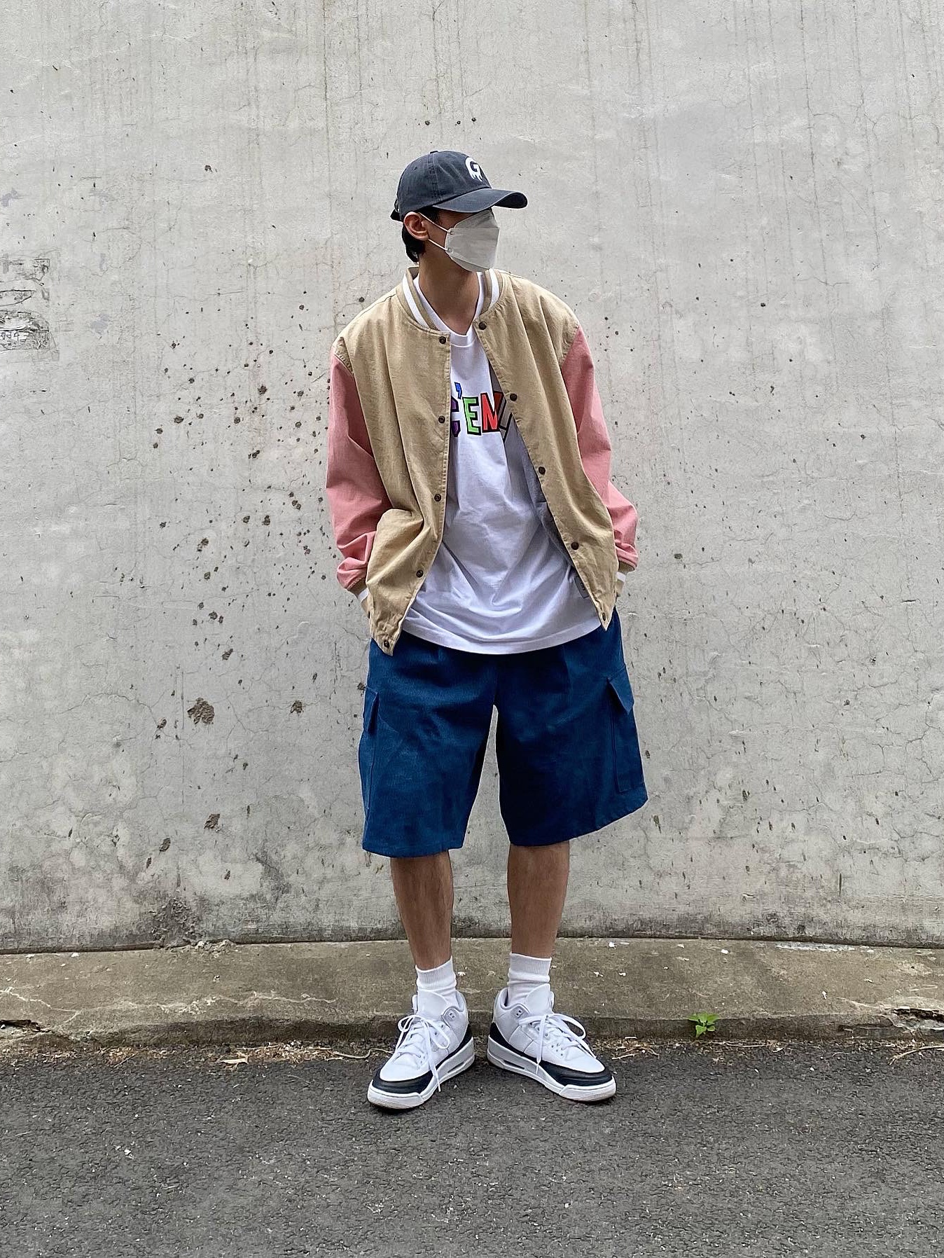Jordan 3 x Fragment Retro SP White Black, Supreme x WTAPS Sic'em! T-shirt White - 21FW 착용 스타일 - 1