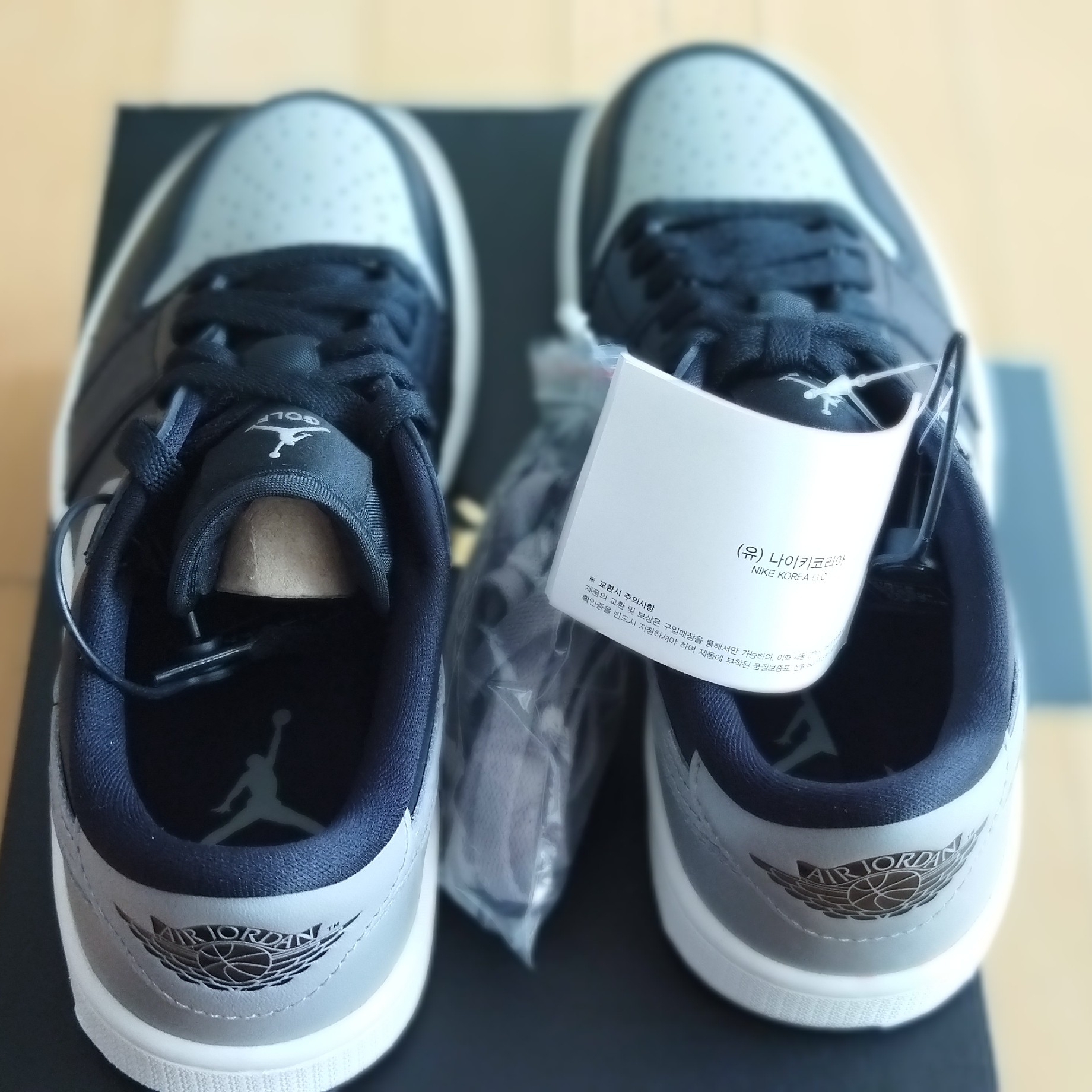 Jordan 1 Low Golf Shadow, Jordan 1 Low Golf Wolf Grey 착용 스타일 - 2