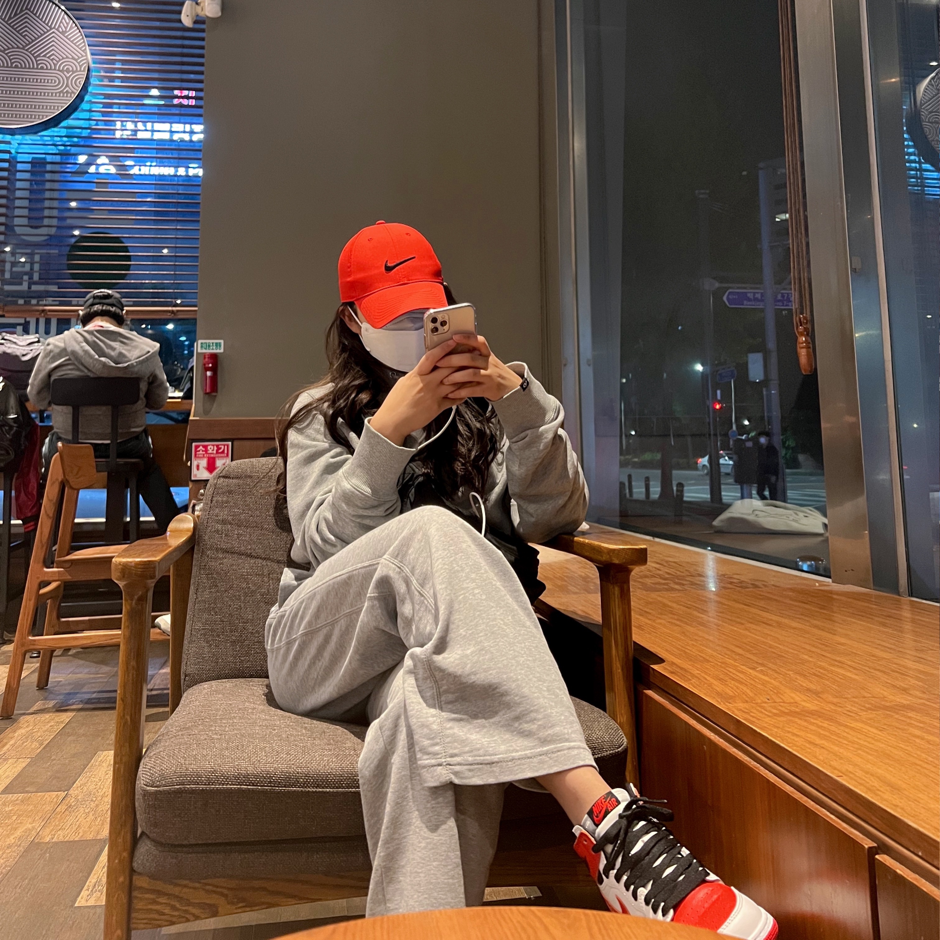 Jordan 1 Retro High OG Heritage, (GS) Jordan 1 Retro High OG Heritage 착용 스타일