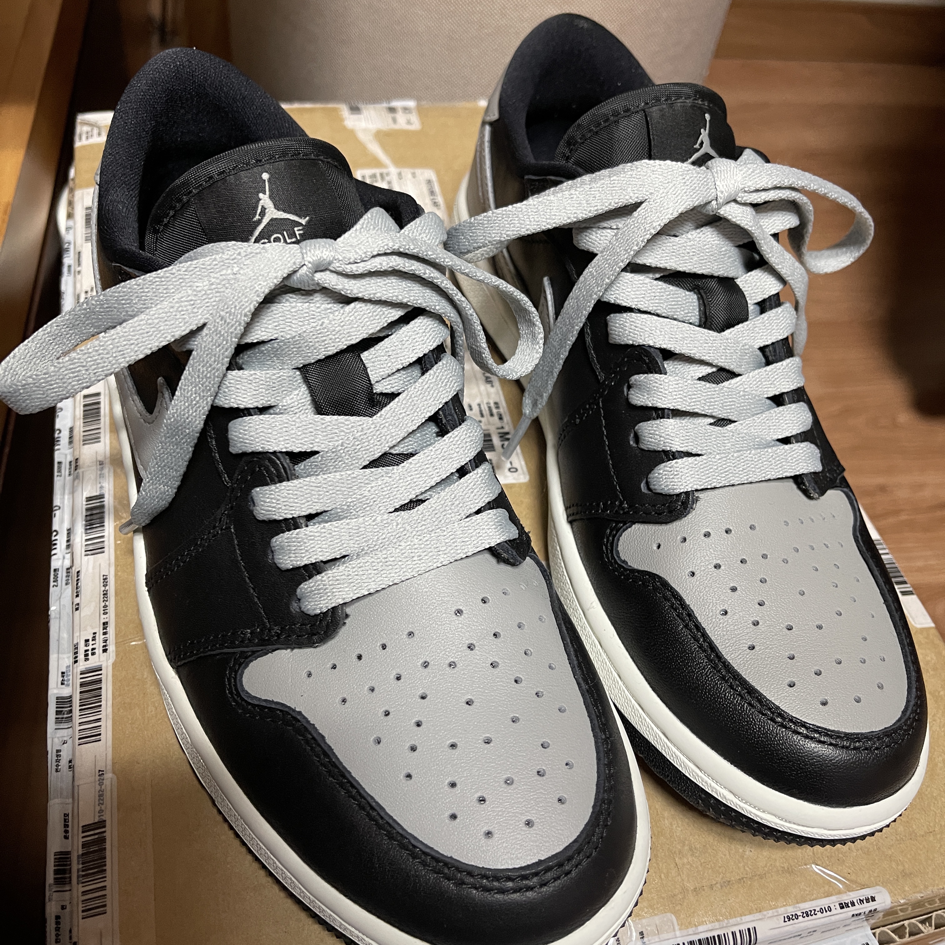 Jordan 1 Low Golf Shadow 착용 스타일 - 2