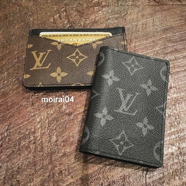 Louis Vuitton Pocket Organizer Monogram Eclipse, Louis Vuitton Pocket Organizer Monogram Macasa 착용 스타일