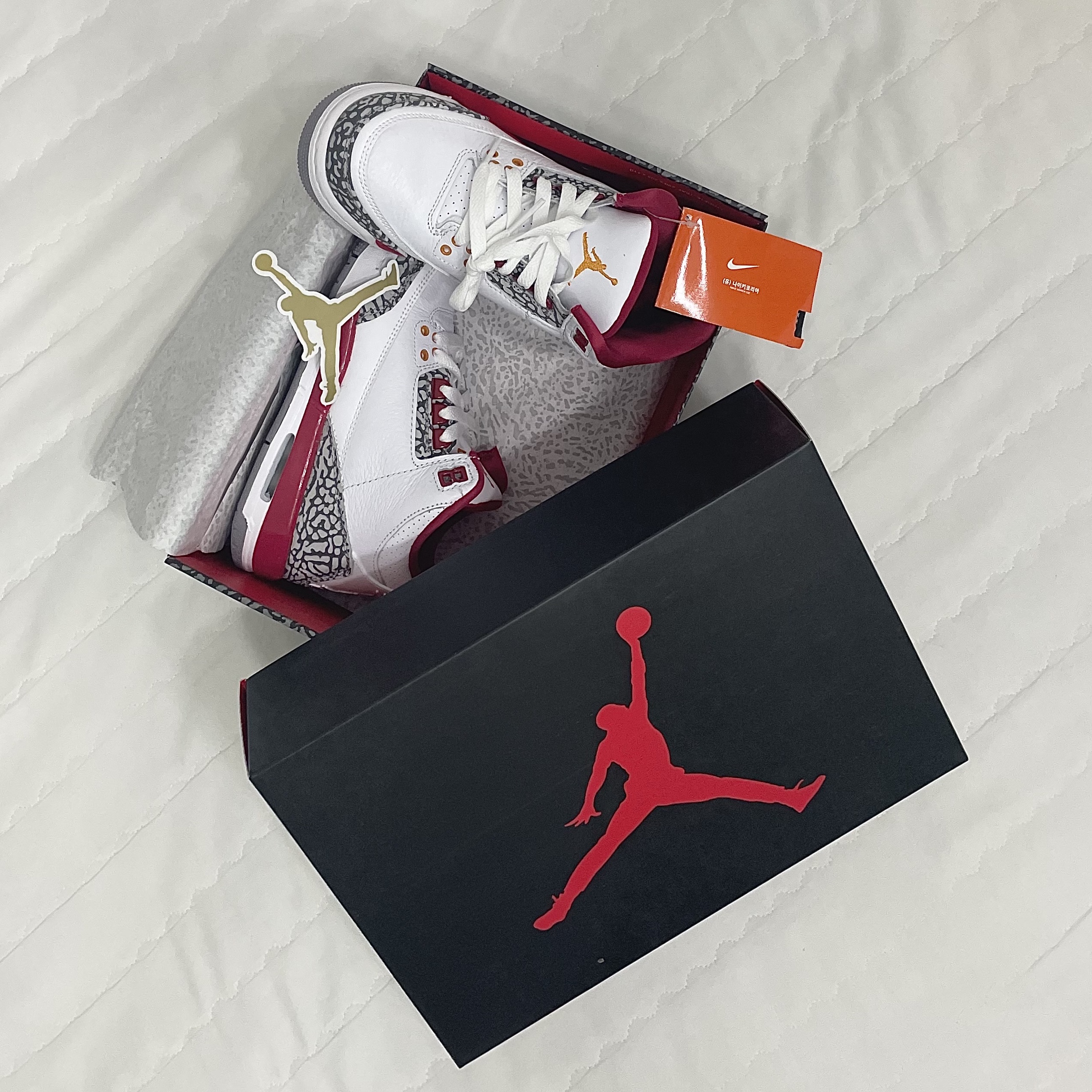 Jordan 3 Retro Cardinal Red 착용 스타일