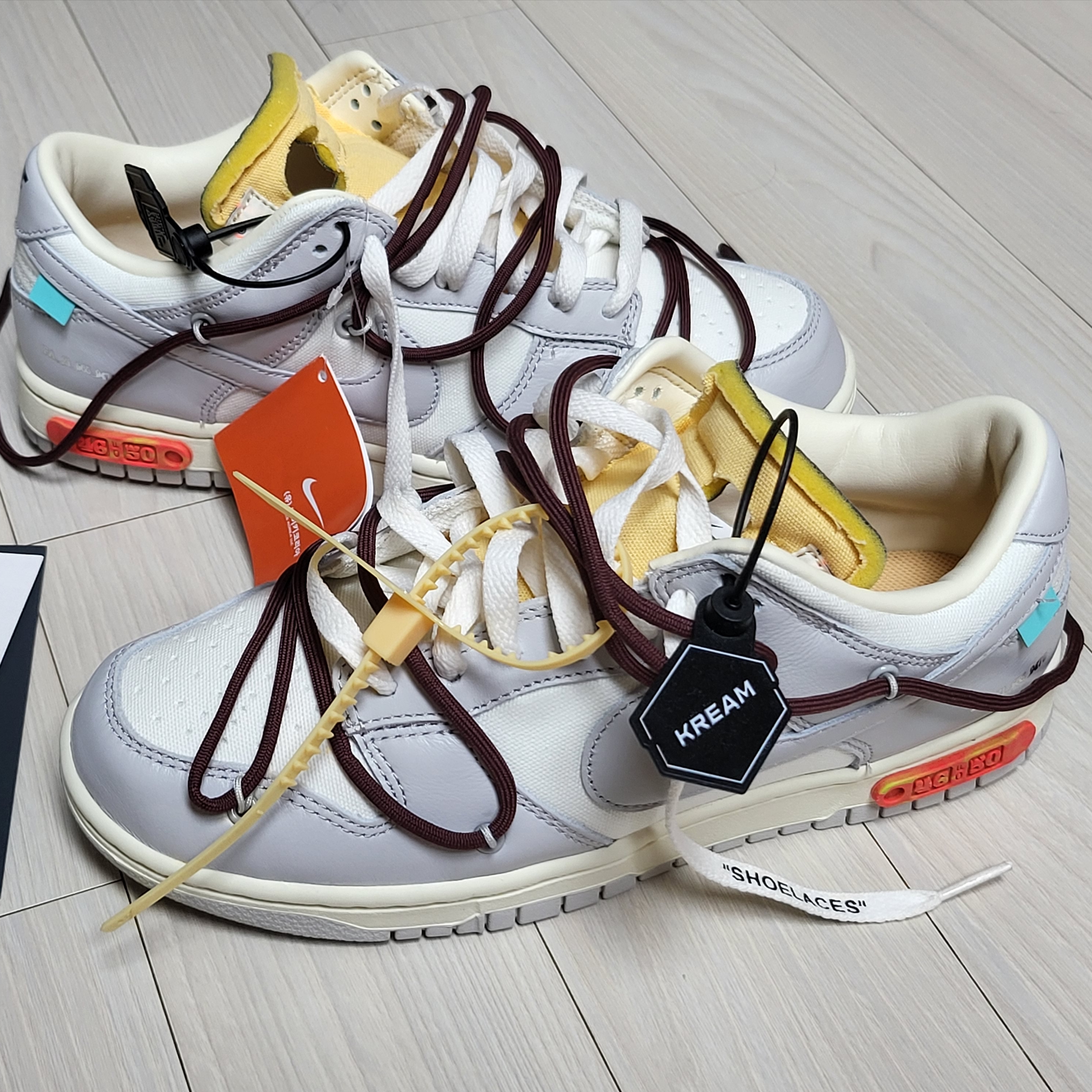 Nike x Off-White Dunk Low The 50 - Lot 46 착용 스타일