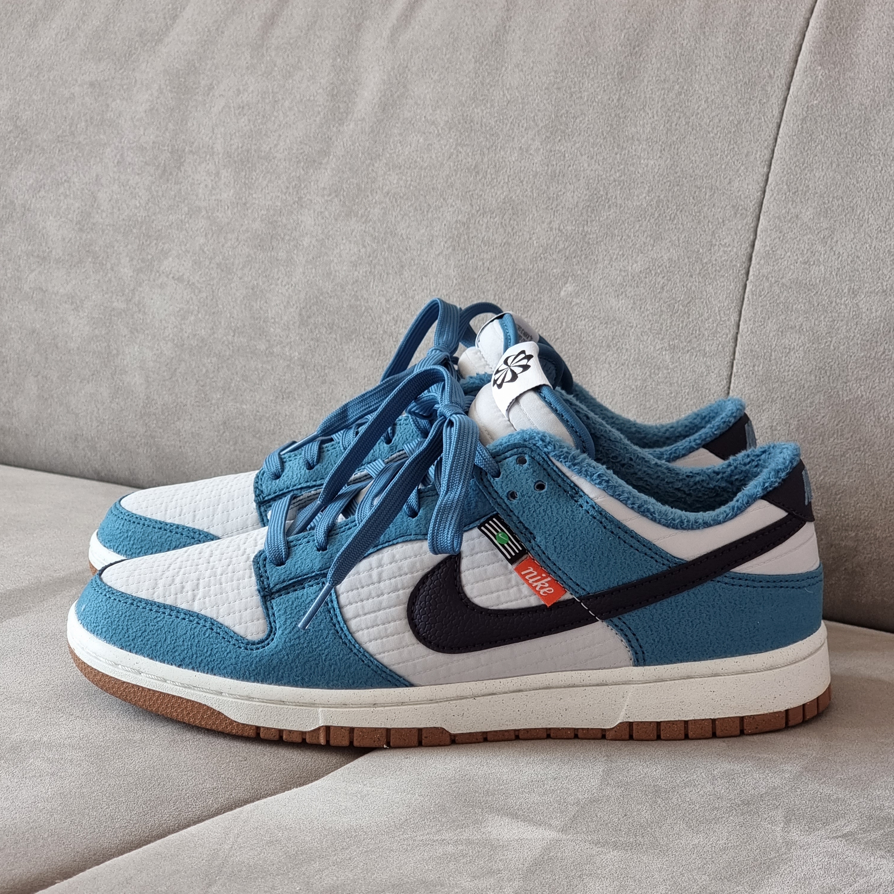 Nike Dunk Low Retro Next Nature Riftblue 착용 스타일 - 2